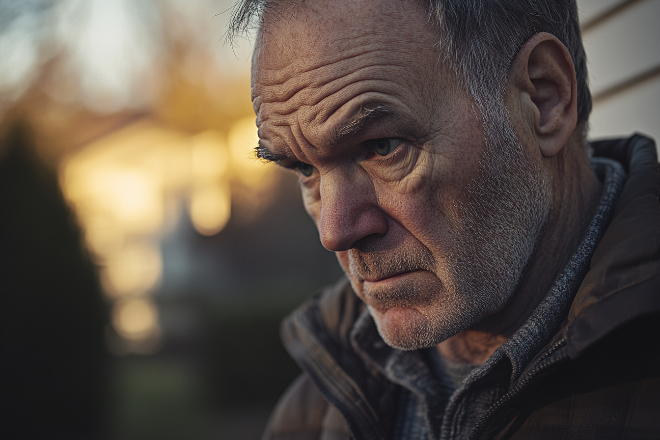 Un hombre disgustado | Fuente: Midjourney