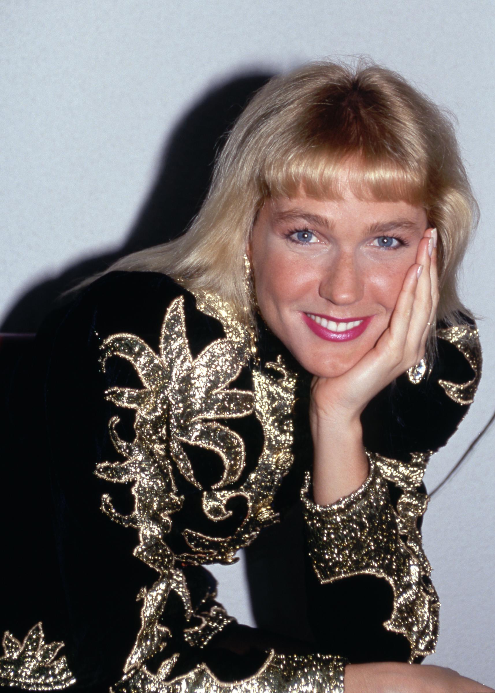 Retrato de la presentadora de televisión y cantante brasileña María da Graça Xuxa Meneghel (Xuxa), Madrid, España, 1991. | Fuente: Getty Images