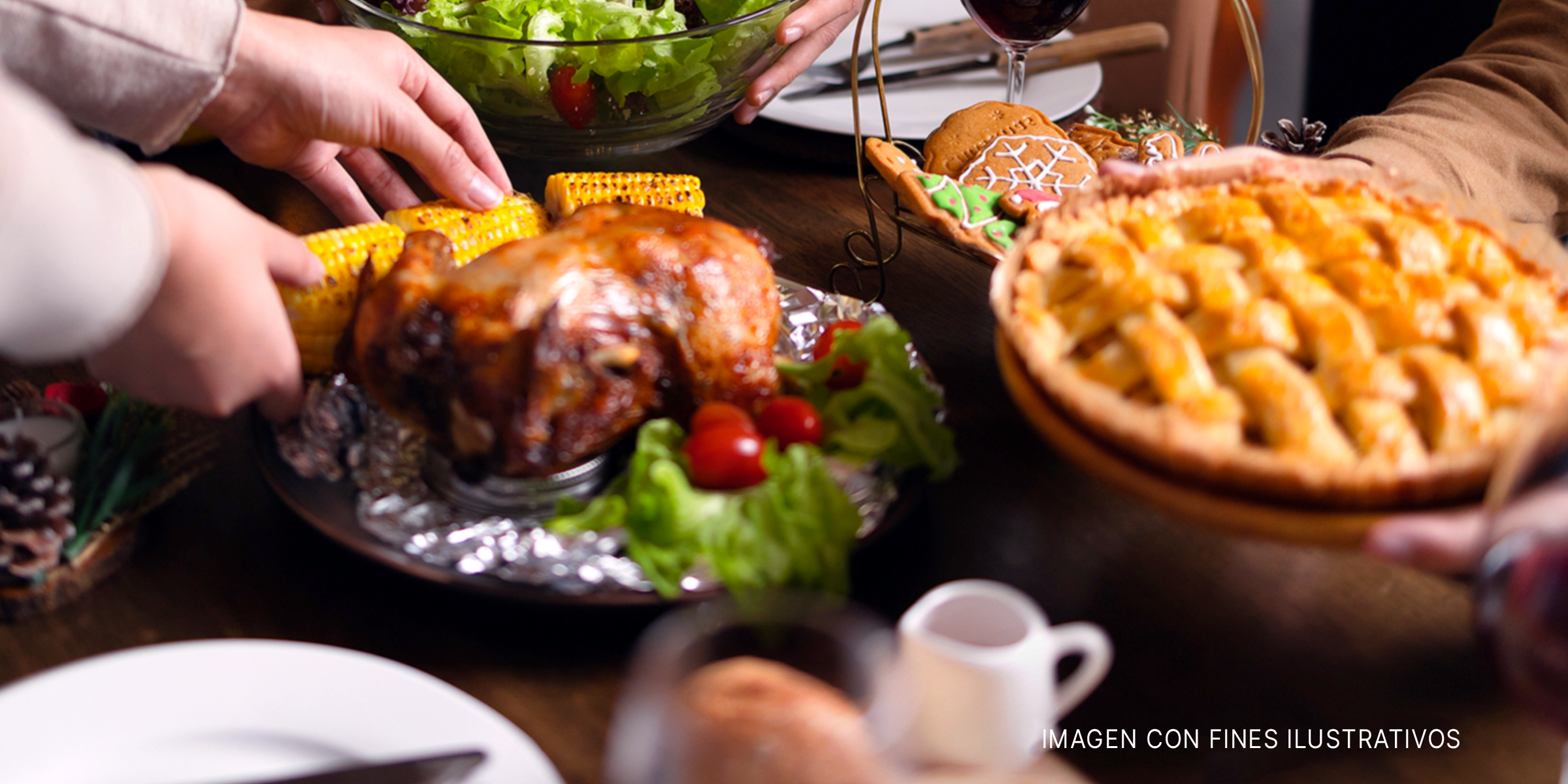 Pavo y tarta | Foto: Getty Images