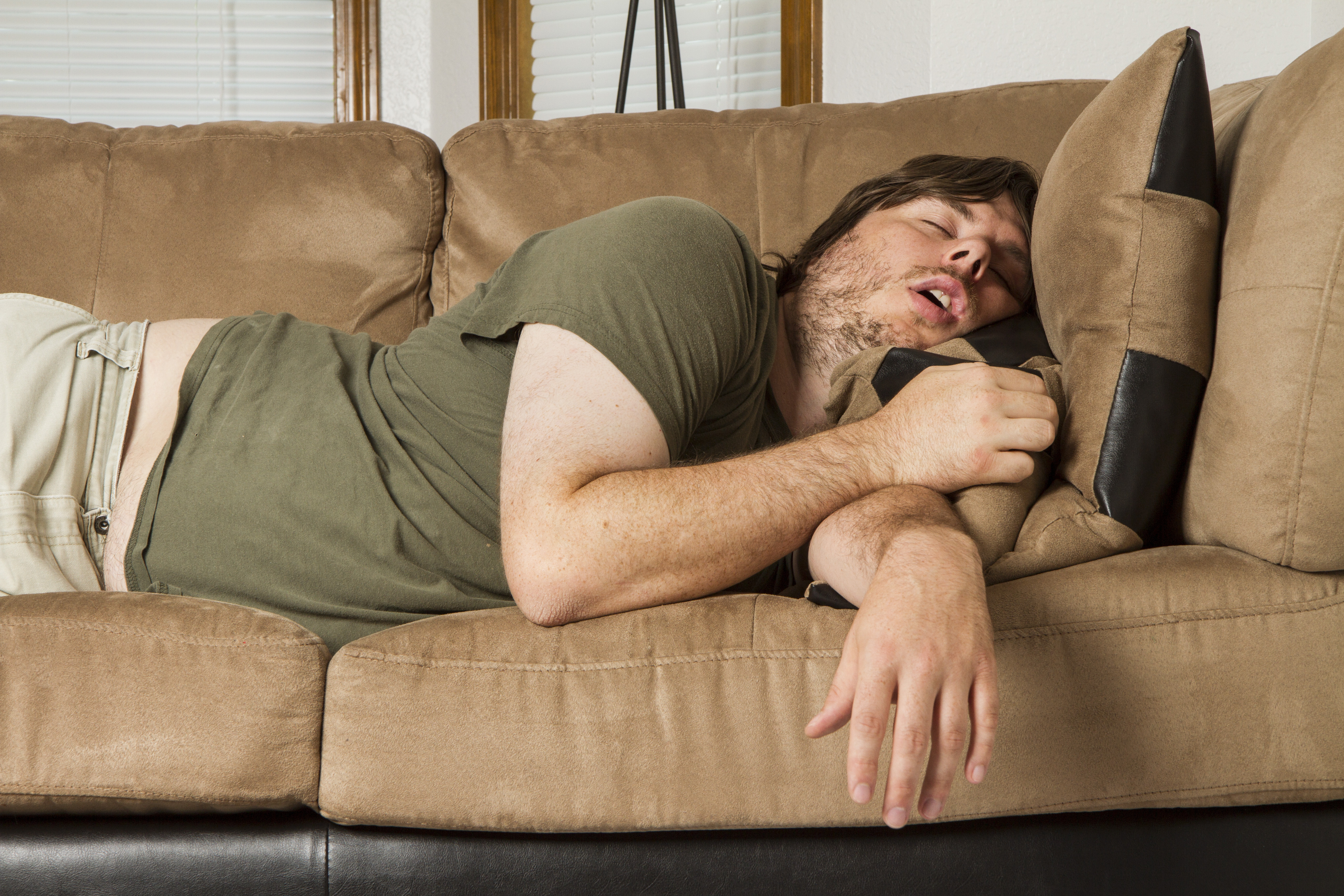 Un hombre dormido. | Foto: Shutterstock