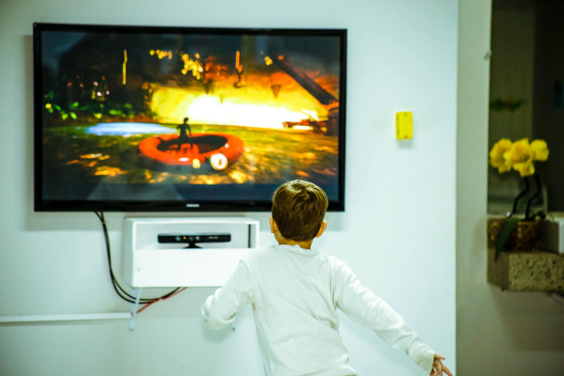 Un niño viendo la tele | Fuente: Pexels