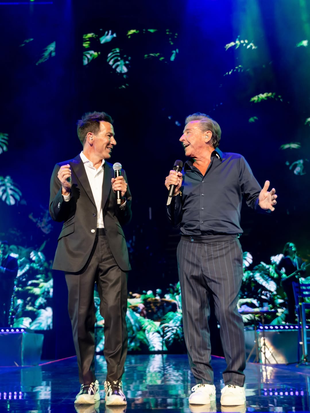 Héctor Montaner junto a su padre, Ricardo | Fuente: Instagram/hmontaner
