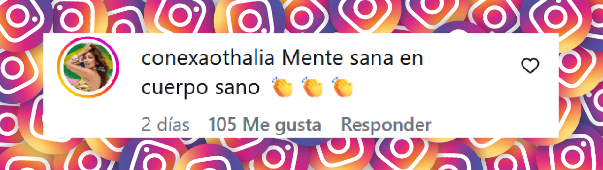 Comentario de una usuaria sobre la publicación de Thalía en bikini | Fuente: Instagram/thalia