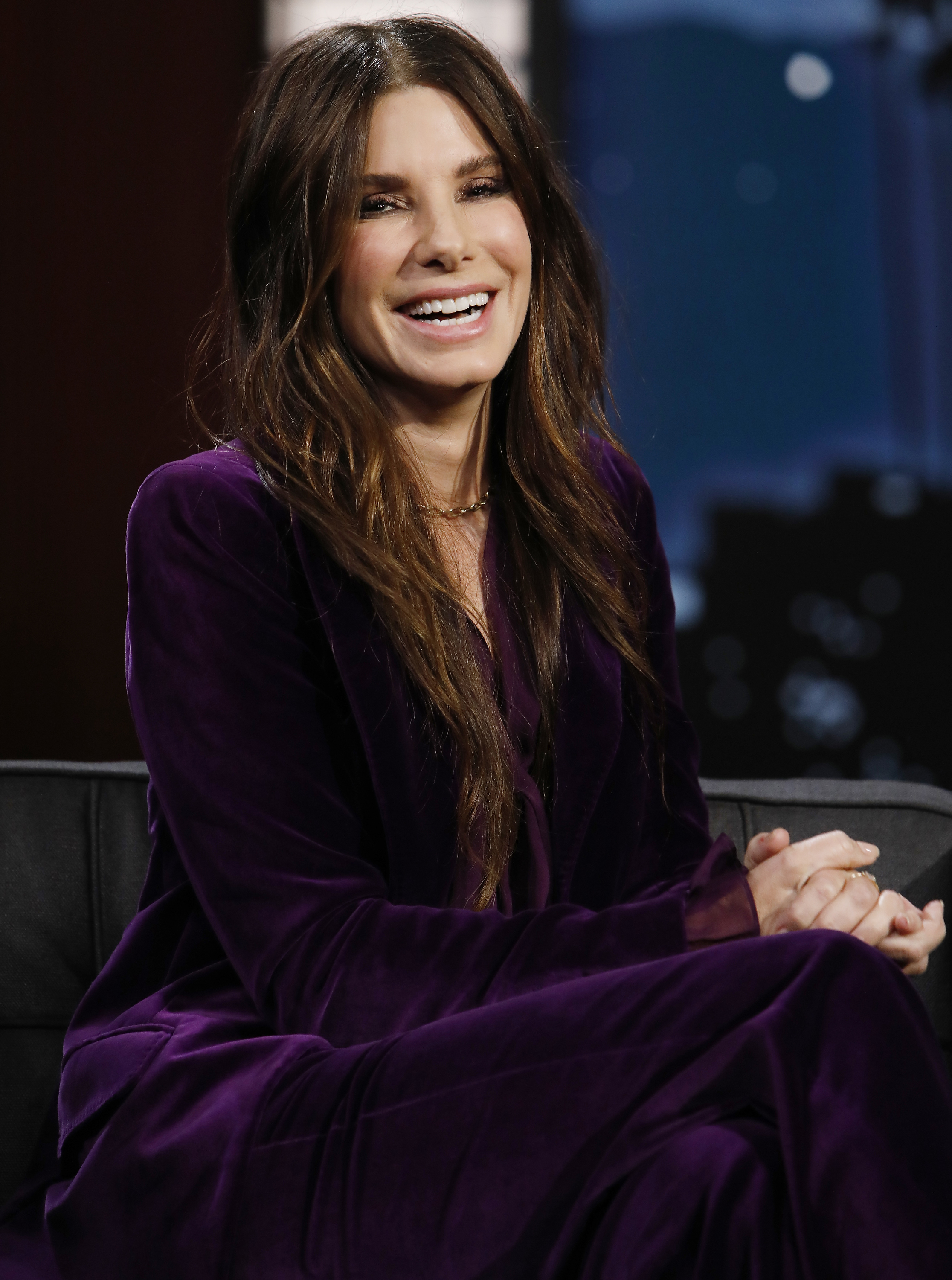 Sandra Bullock aparece en "Jimmy Kimmel Live!" el 22 de noviembre de 2021 | Fuente: Getty Images