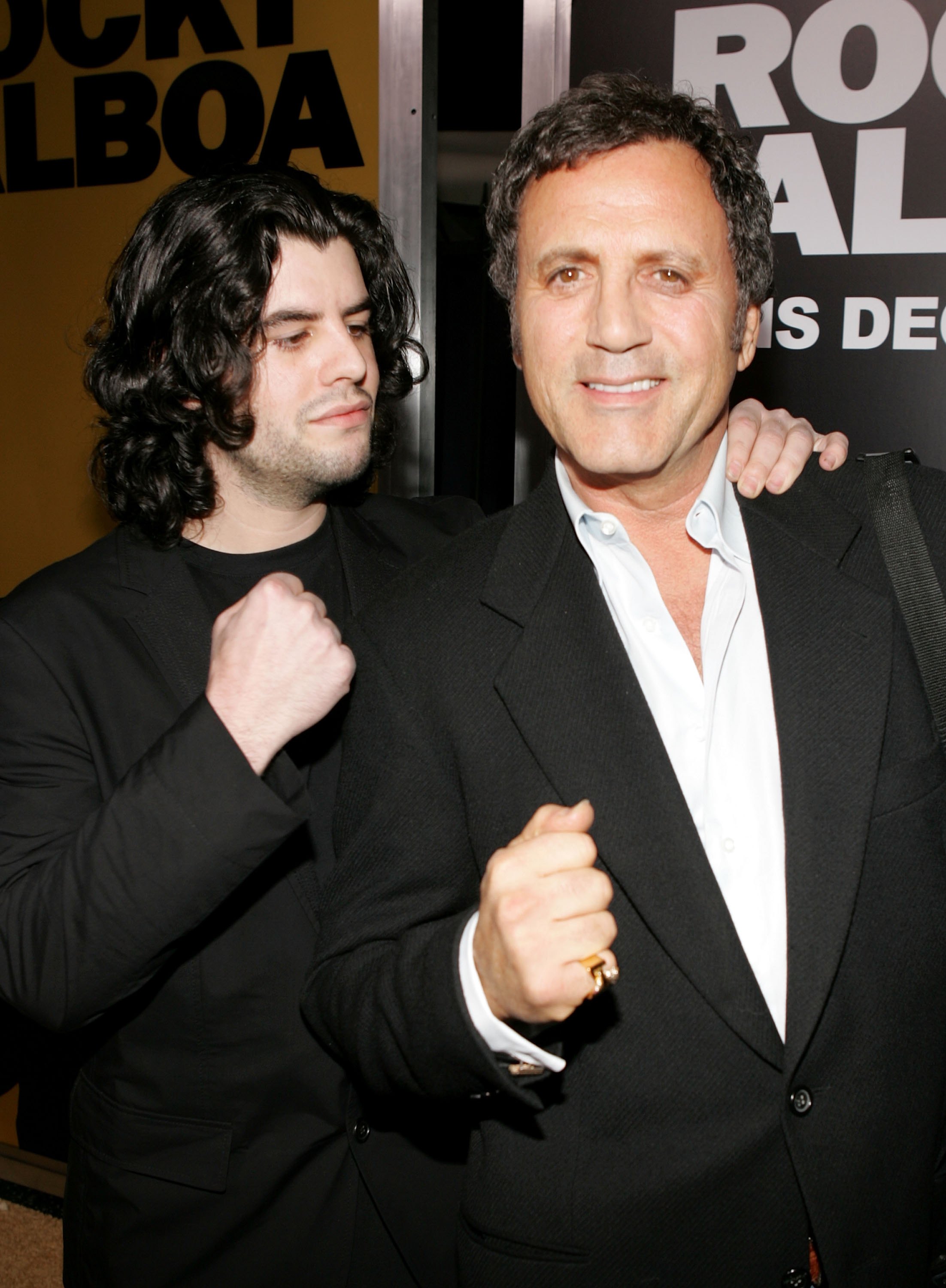 Sage y Sylvester Stallone el 13 de diciembre de 2006 | Fuente: Getty Images