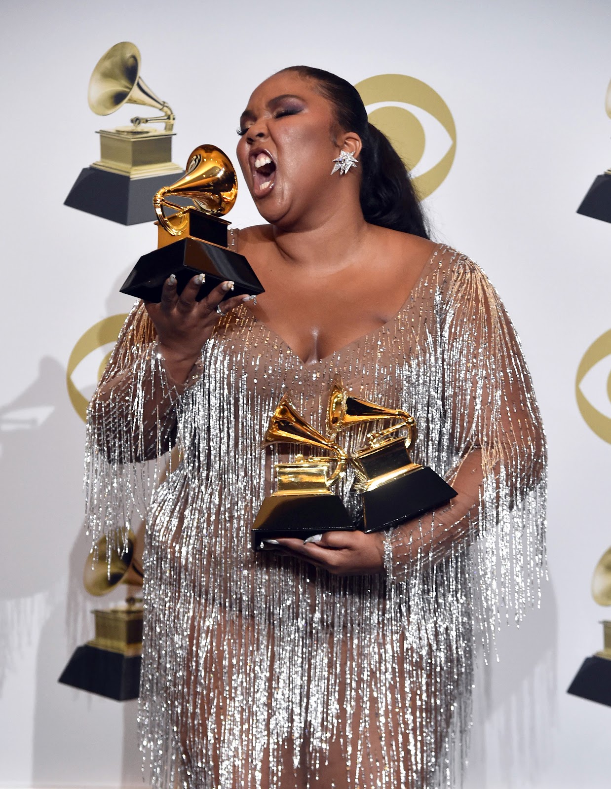 Lizzo durante la 62ª edición de los Premios Grammy el 26 de enero de 2020, en Los Ángeles, California. | Fuente: Getty Images