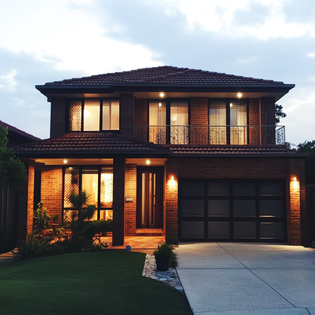El exterior de una casa | Fuente: Midjourney