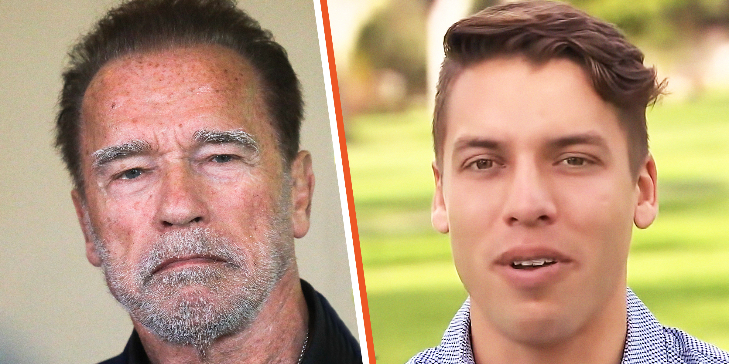 Arnold Schwarzenegger. | Joseph "Joe" Baena. | Foto: youtube.com/@InsideEdition | Getty Images
