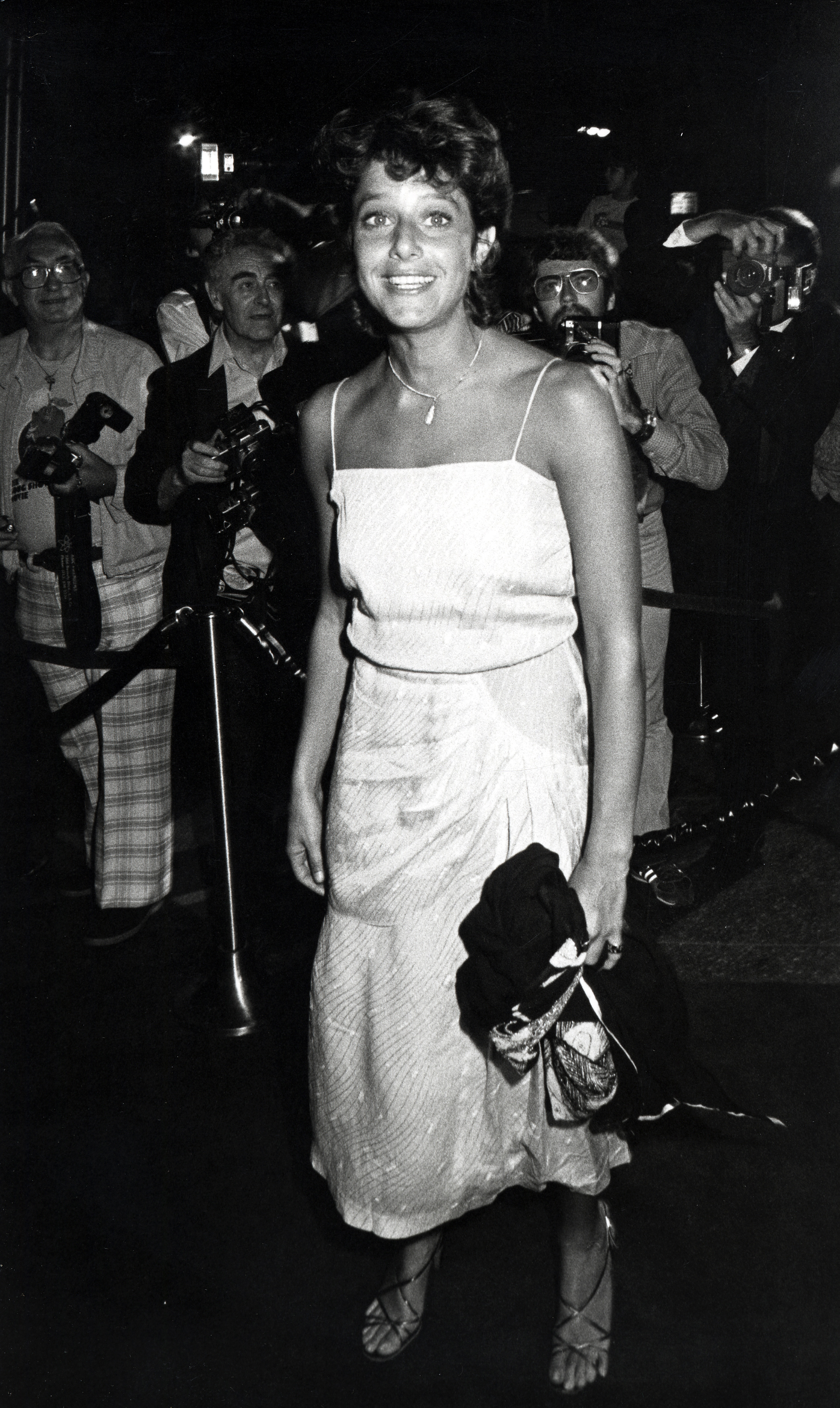 La actriz en el estreno de "Stayin'Alive" el 11 de julio de 1983, en Hollywood, California | Fuente: Getty Images