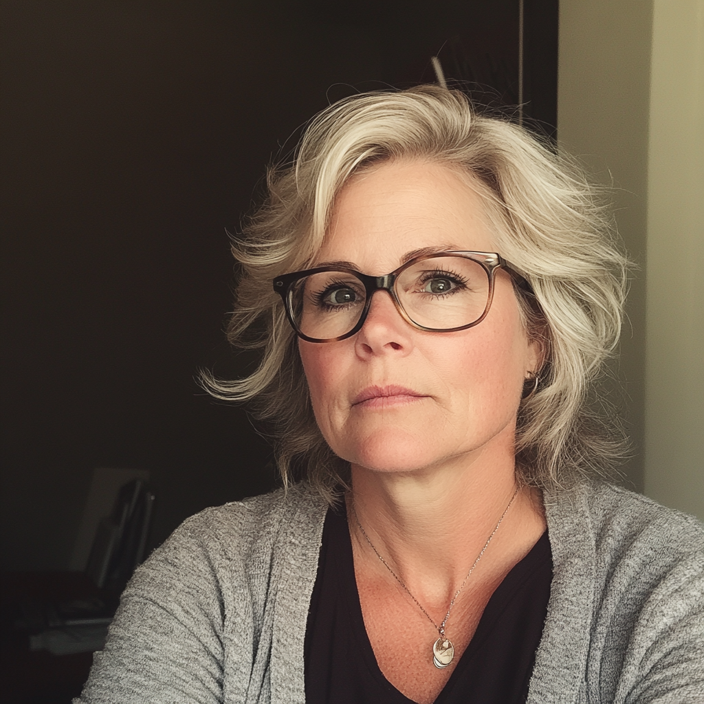 Una profesora preocupada | Fuente: Midjourney