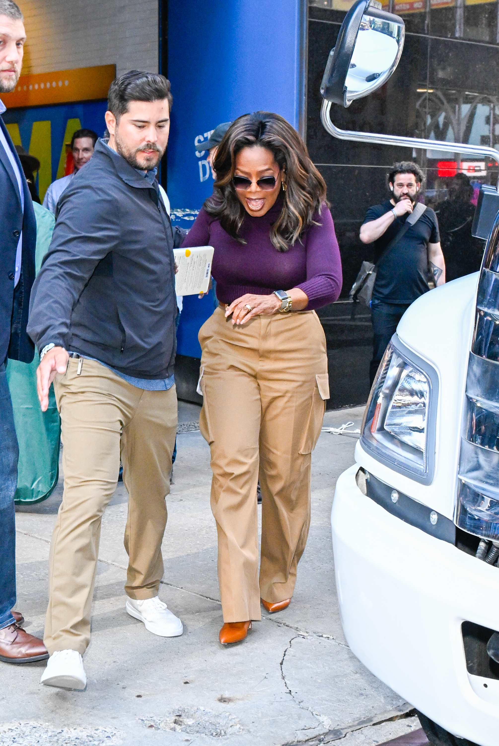 Oprah Winfrey vista en "Good Morning America" en Nueva York el 10 de septiembre de 2024 | Fuente: Getty Images