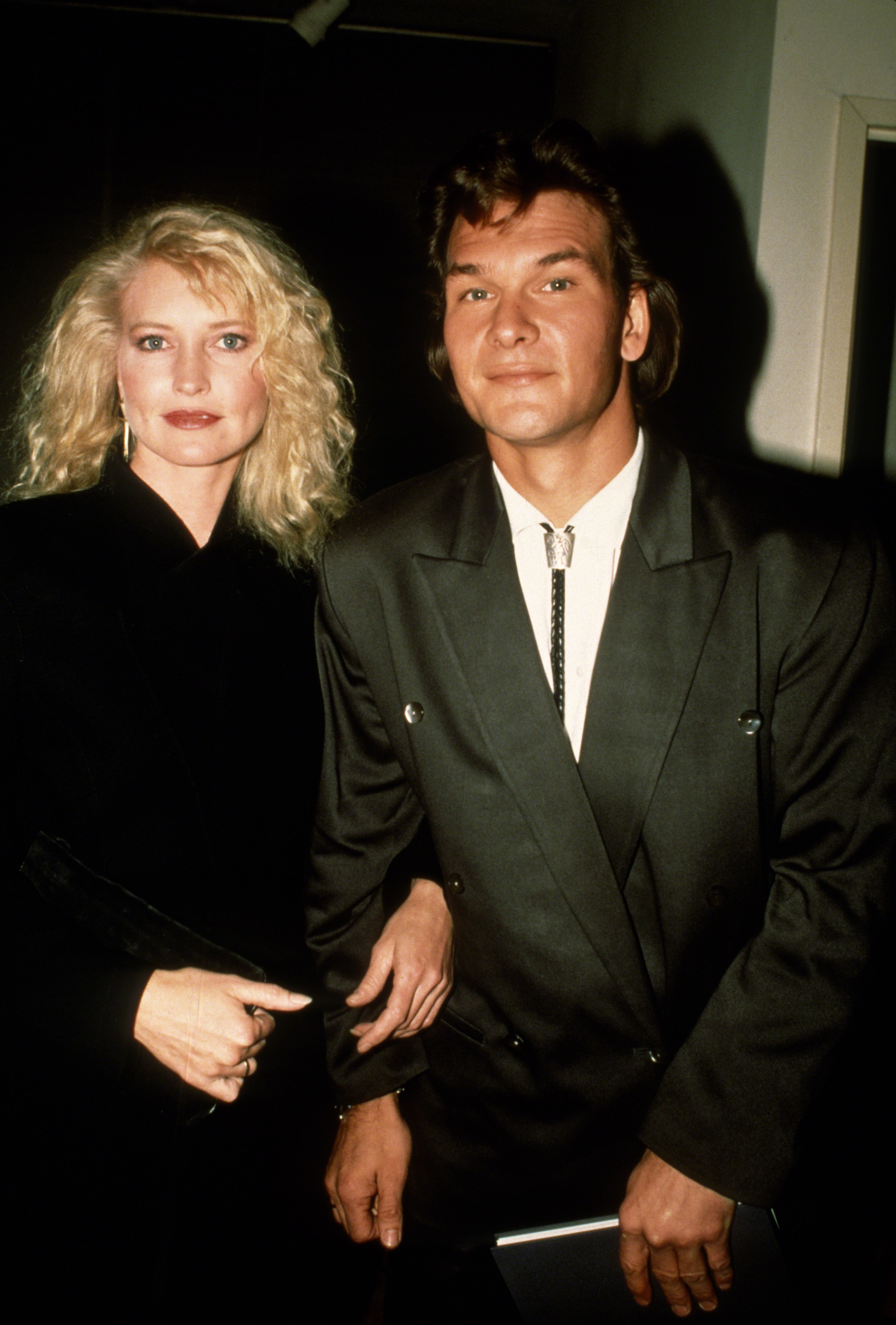 Patrick Swayze y Lisa Niemi el 1 de enero de 1987 en Nueva York | Foto: Getty Images