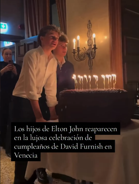 Zachary y Elijah se unieron a la fiesta de cumpleaños de su padre en Venecia, aportando un bonito momento familiar a una velada repleta de estrellas. | Fuente: Instagram/cosasperu