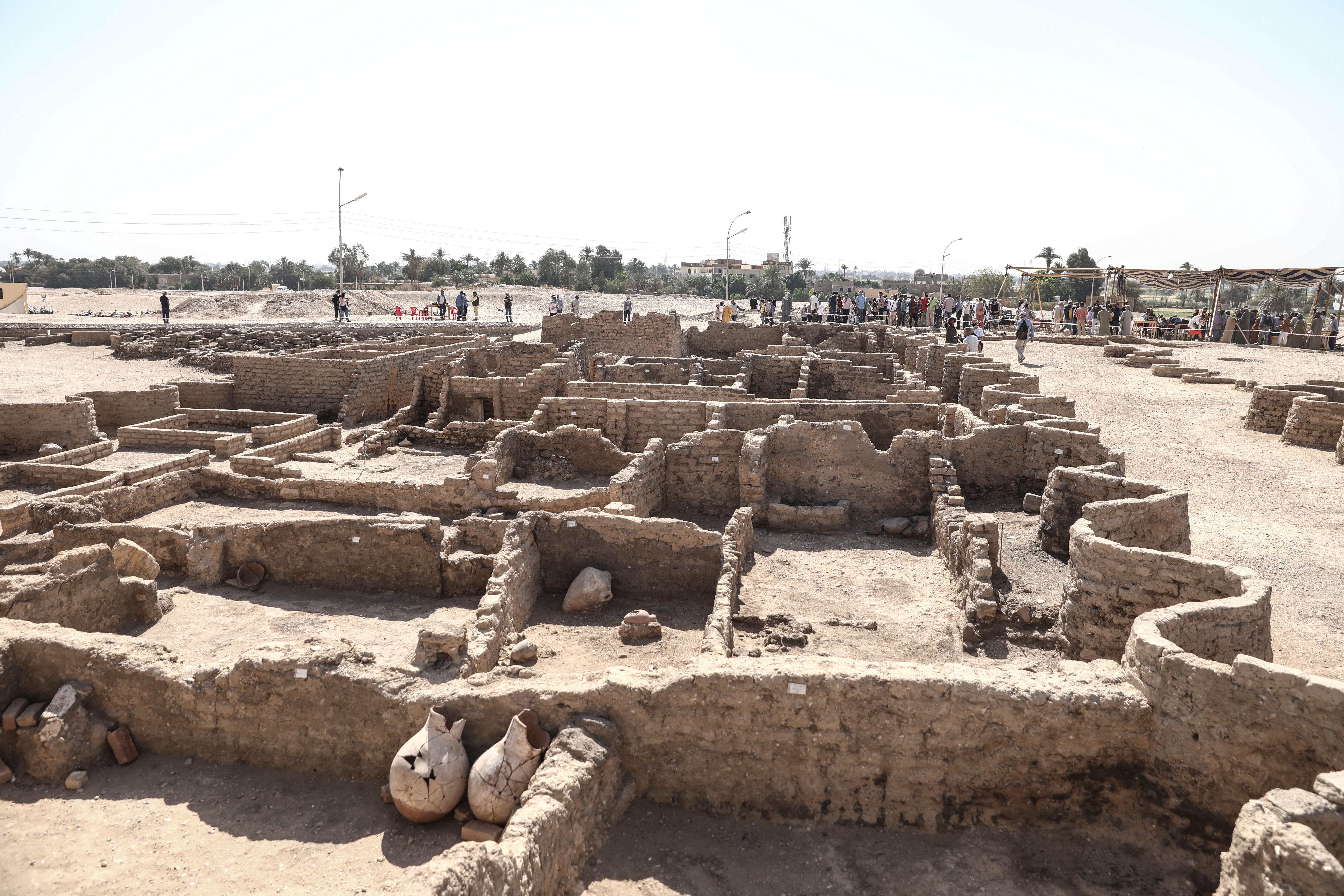Ruinas de la ciudad perdida en Luxor, Egipto en abril de 2021. | Foto: Getty Images