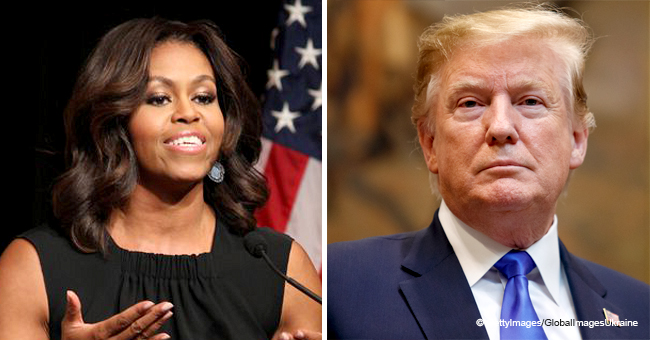 Michelle Obama es criticada por comparar al presidente Trump con un "padre divorciado"