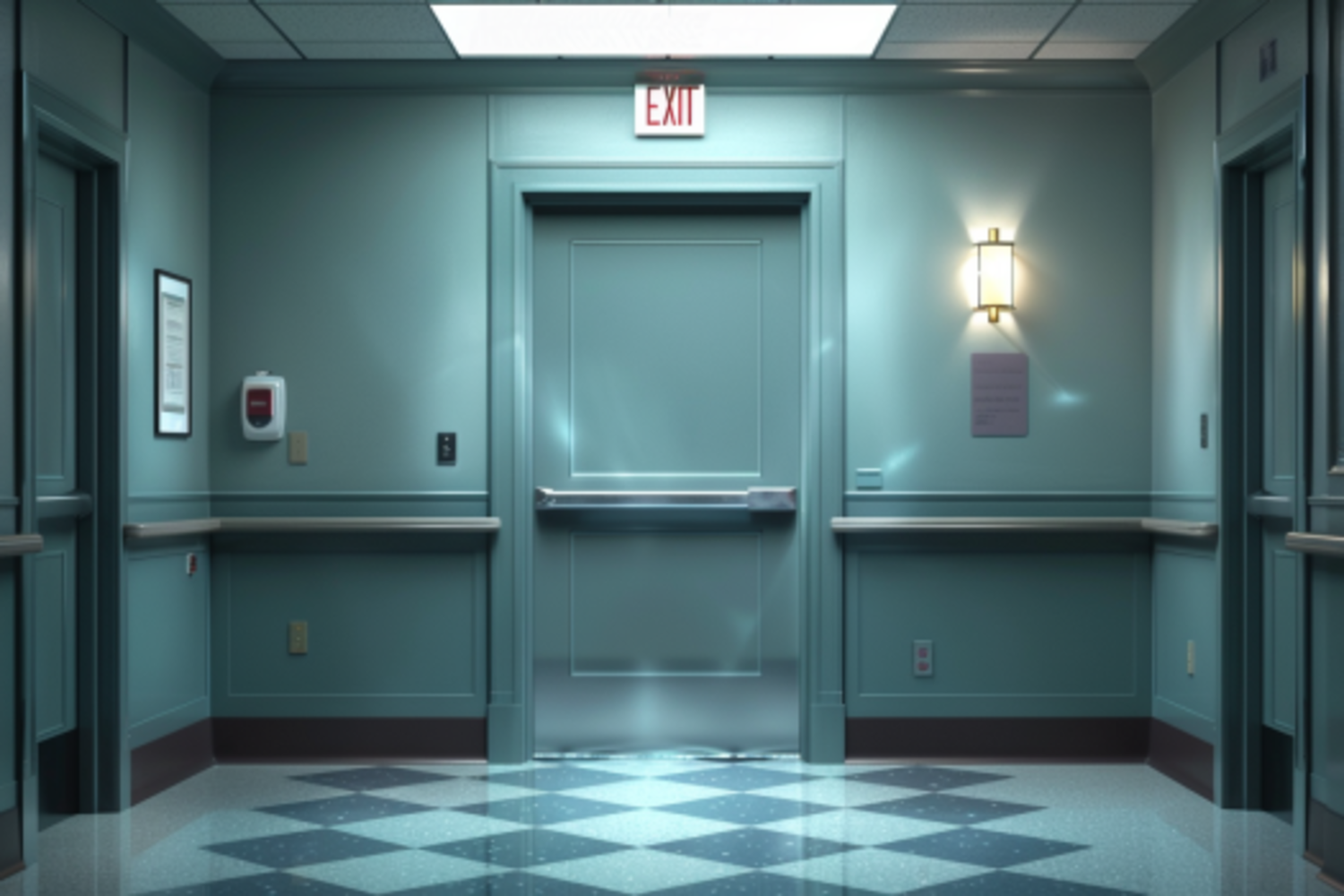 Una sala de hospital | Fuente: Midjourney