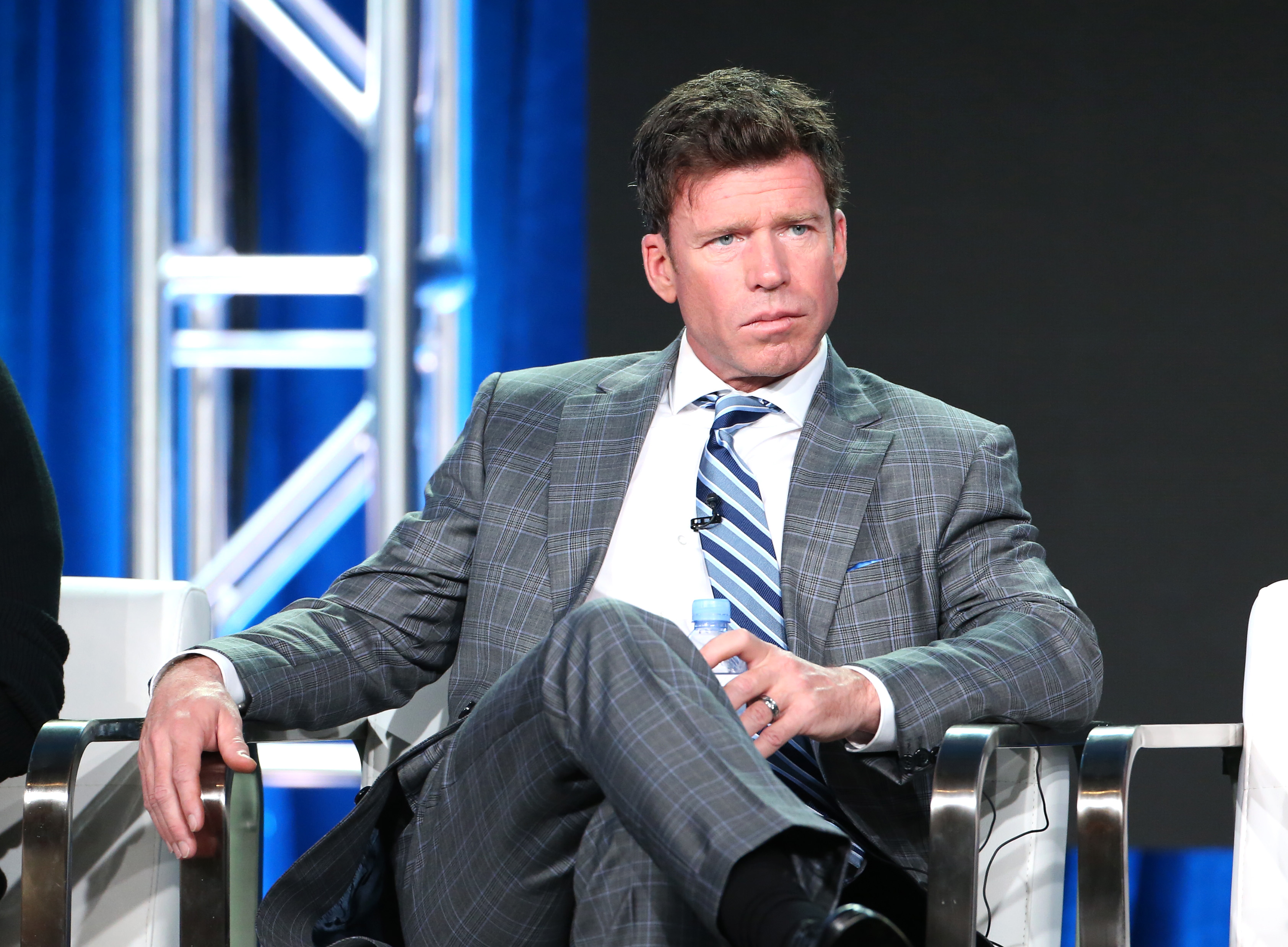 Taylor Sheridan asiste al panel de "Yellowstone" en el TCA Winter Press Tour en Los Ángeles el 15 de enero de 2018 | Fuente: Getty Images