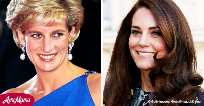 Kate Middleton hizo un tierno homenaje a la Princesa Diana en la presentación del bebé real