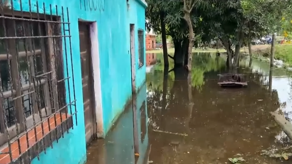 Imágenes de las inundaciones en la provincia de Chaco, Argentina | Fuente: YouTube/C5N