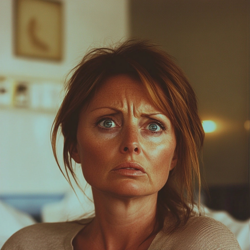 Una mujer sorprendida | Fuente: Midjourney