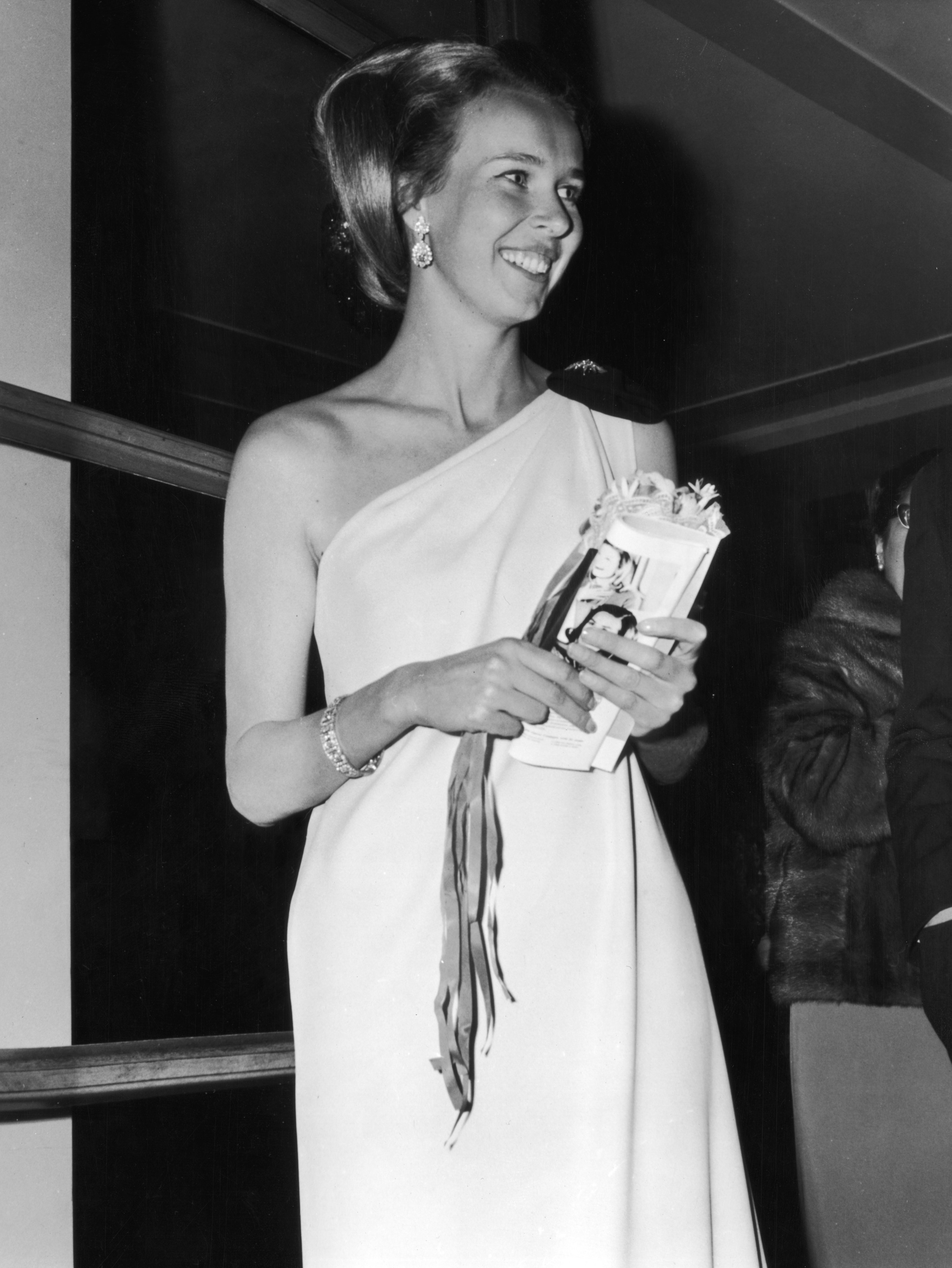 María Gabriela de Saboya en el teatro de la ópera de Roma, en marzo de 1966. | Foto: Getty Images