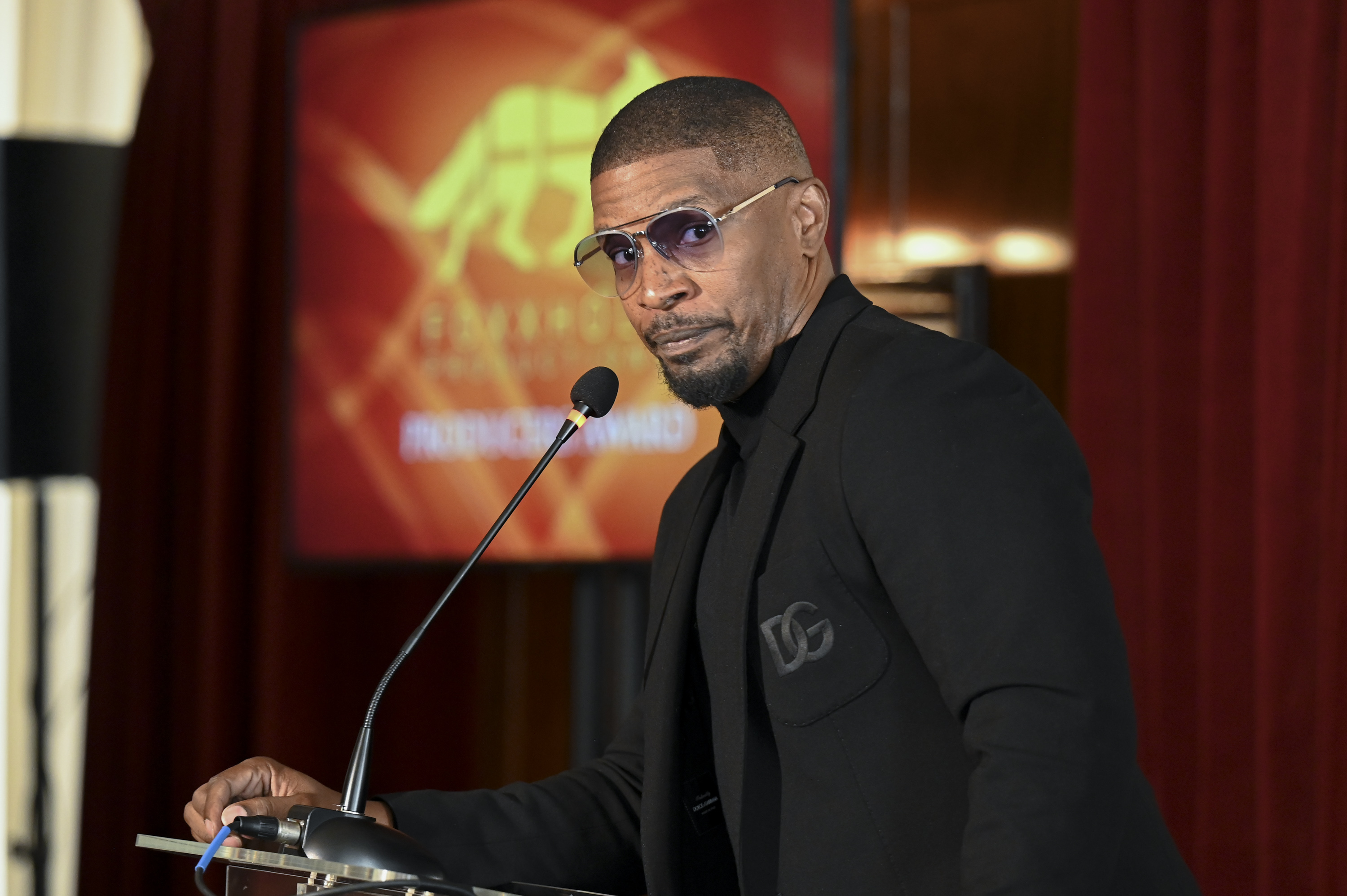 Jamie Foxx en el Almuerzo de Honor por los Logros Especiales de la AAFCA en Los Ángeles, California, el 3 de marzo de 2024 | Foto: Getty Images