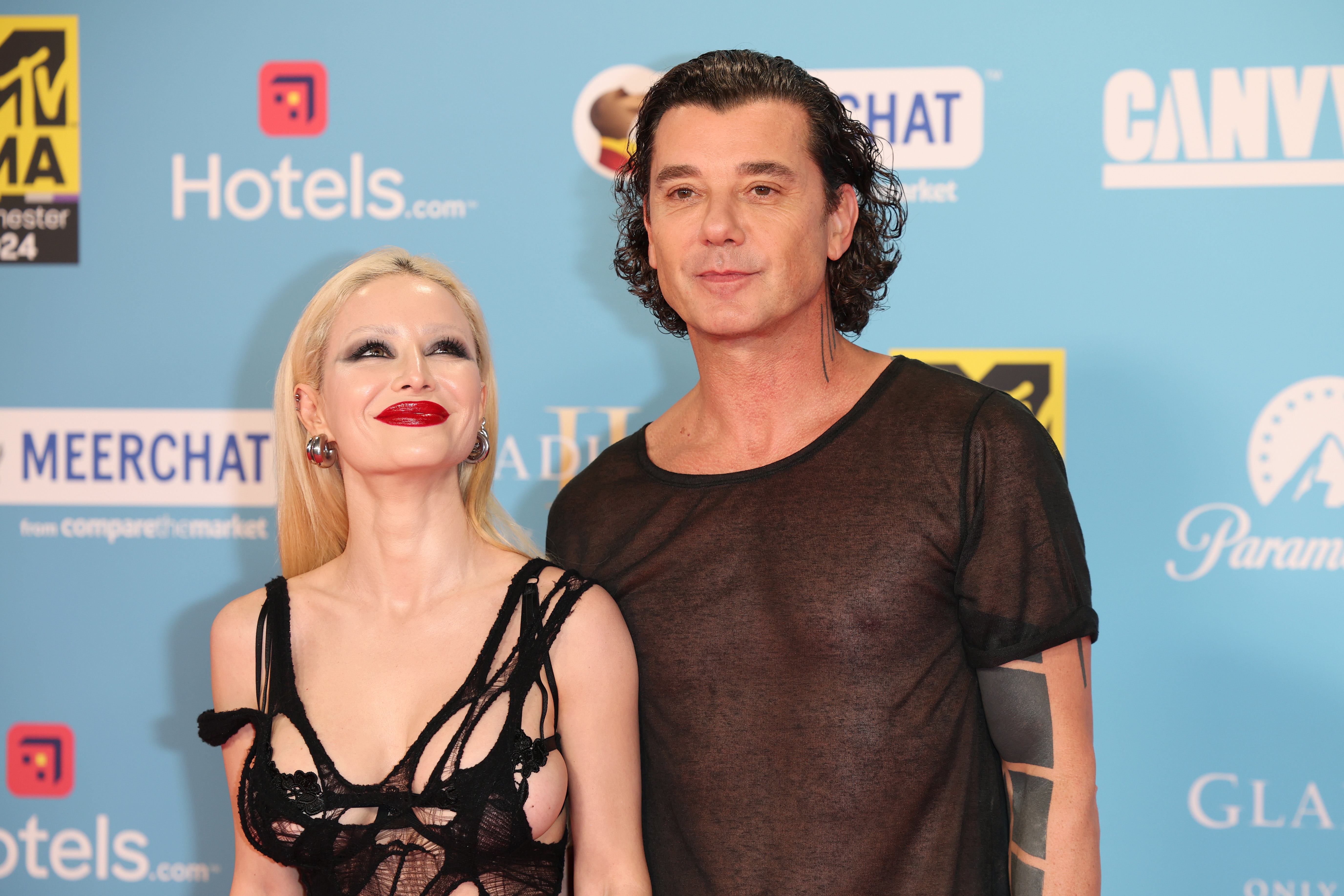 Xhoana Xheneti y Gavin Rossdale en Manchester, Inglaterra | Fuente: Getty Images