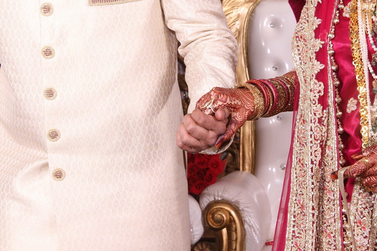  Detalle de una boda tradicional en la India. | Foto Pixabay