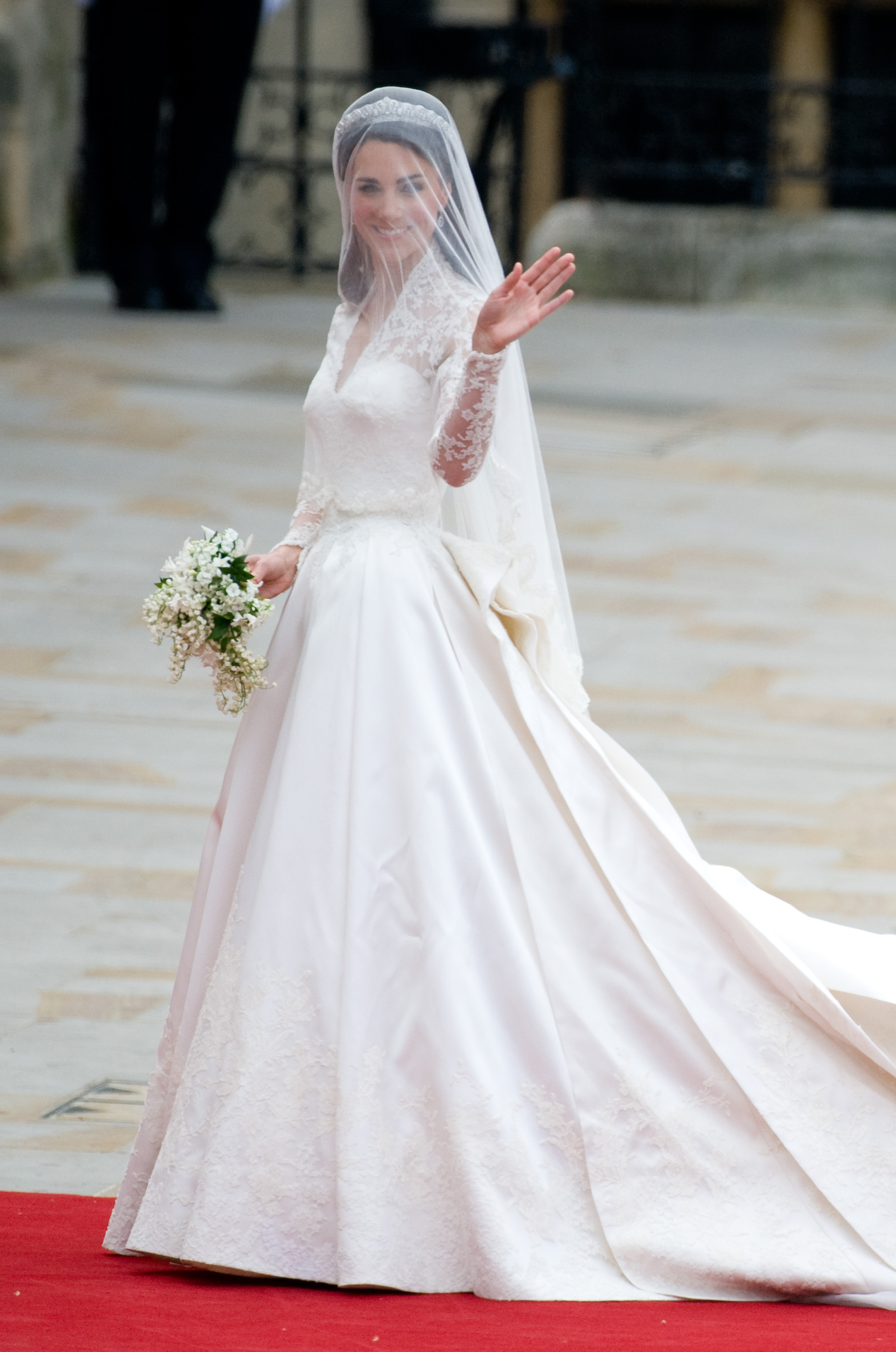 Catherine Middleton durante su boda real con el príncipe William en la Abadía de Westminster el 29 de abril de 2011, en Londres, Inglaterra. | Fuente: Getty Images