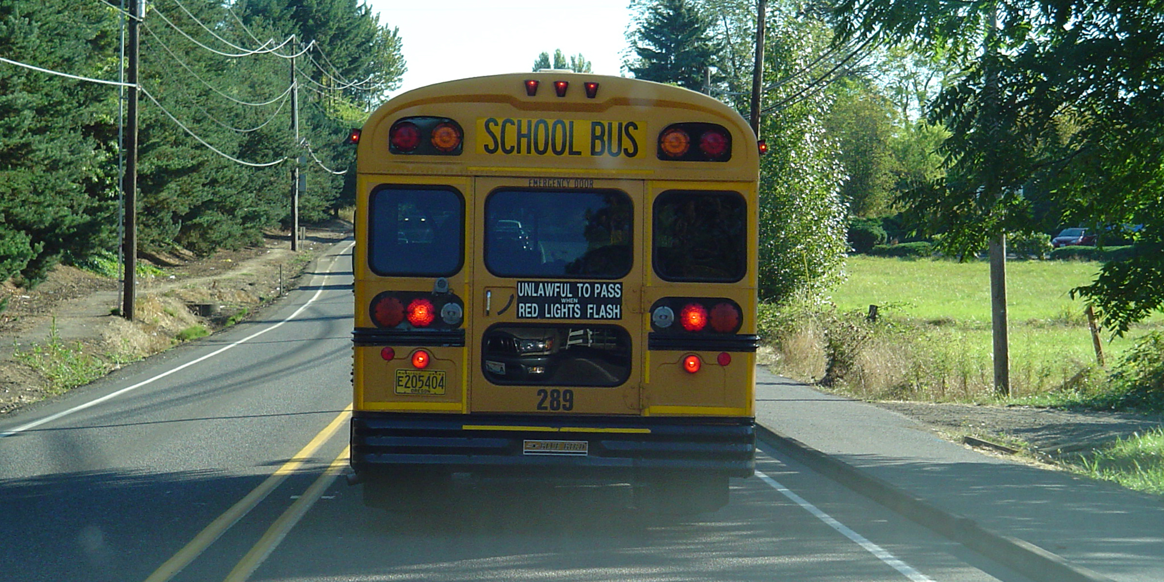 Un autobús escolar en la carretera | Fuente: Flickr.com/born1945 (CC BY 2.0)