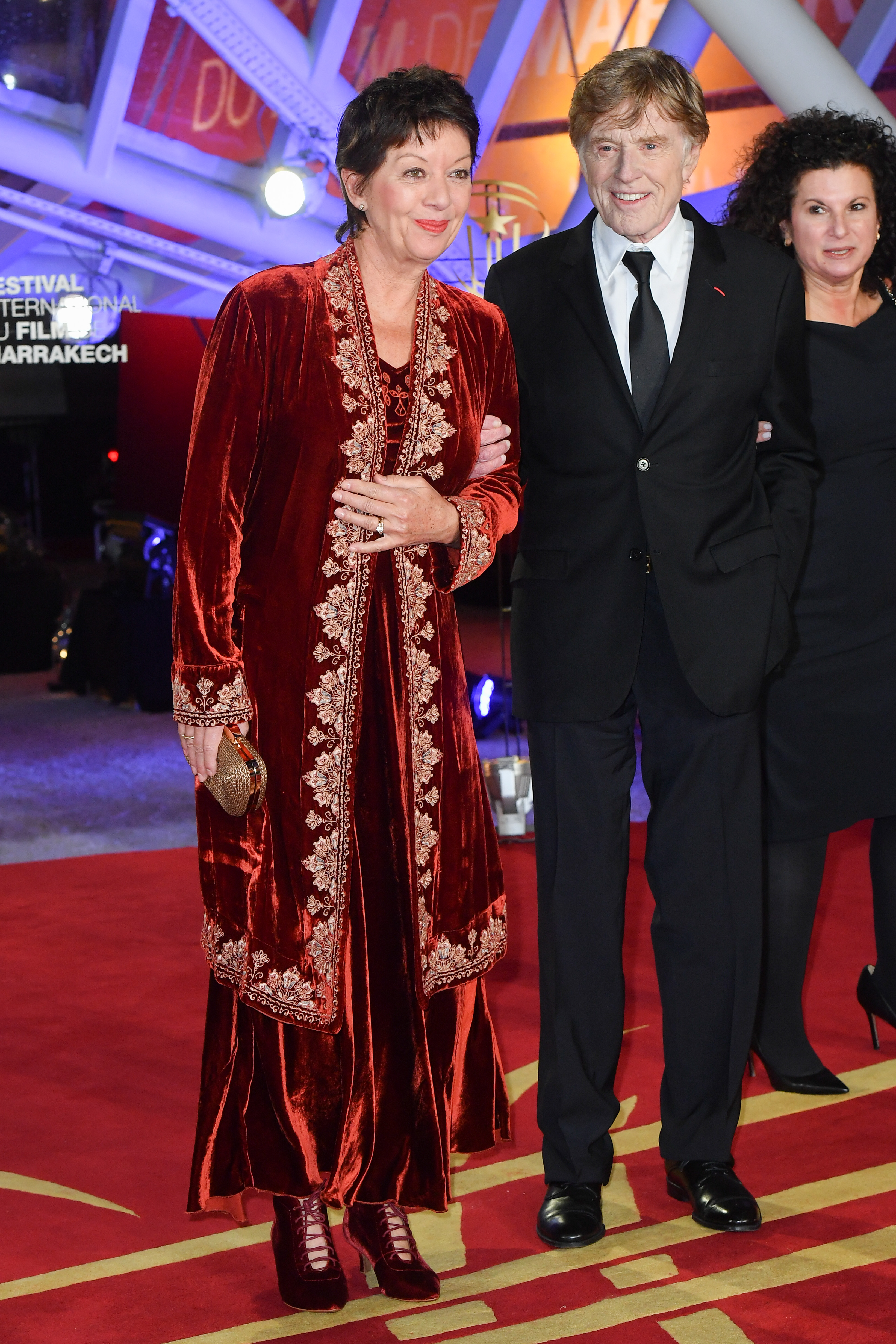 Sibylle Szaggars y Robert durante el 18º Festival Internacional de Cine de Marrakech el 6 de diciembre de 2019 | Fuente: Getty Images
