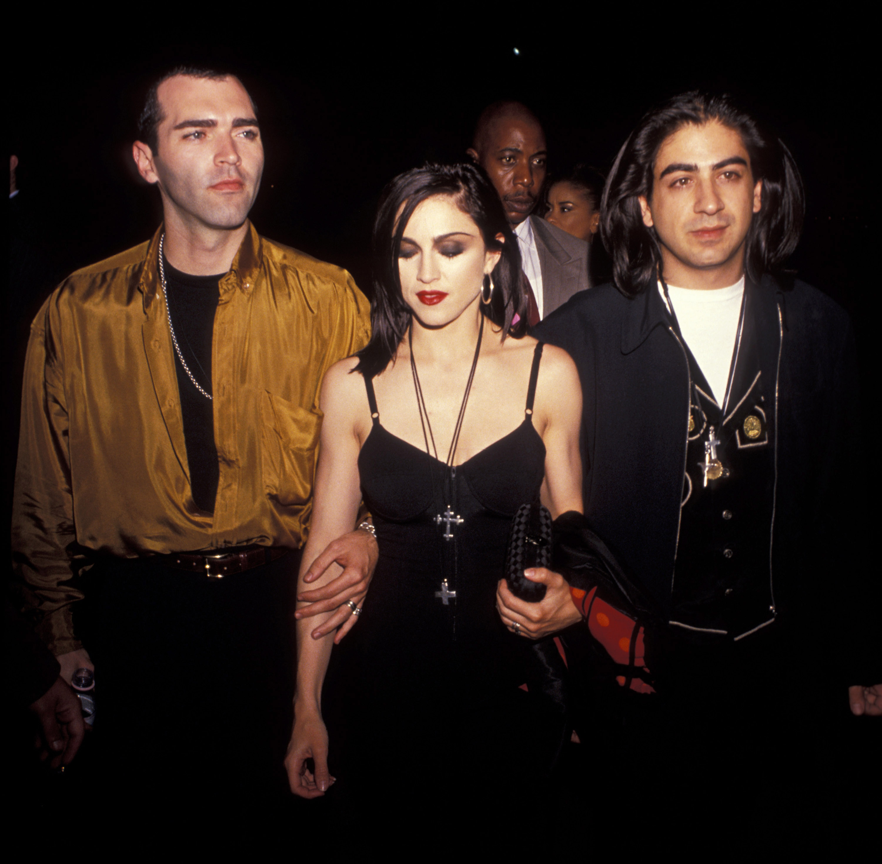 Christopher Ciccone, Madonna y Alek Keshishian en el estreno de "Truth or Dare" en Los Ángeles el 6 de mayo de 1991 | Fuente: Getty Images