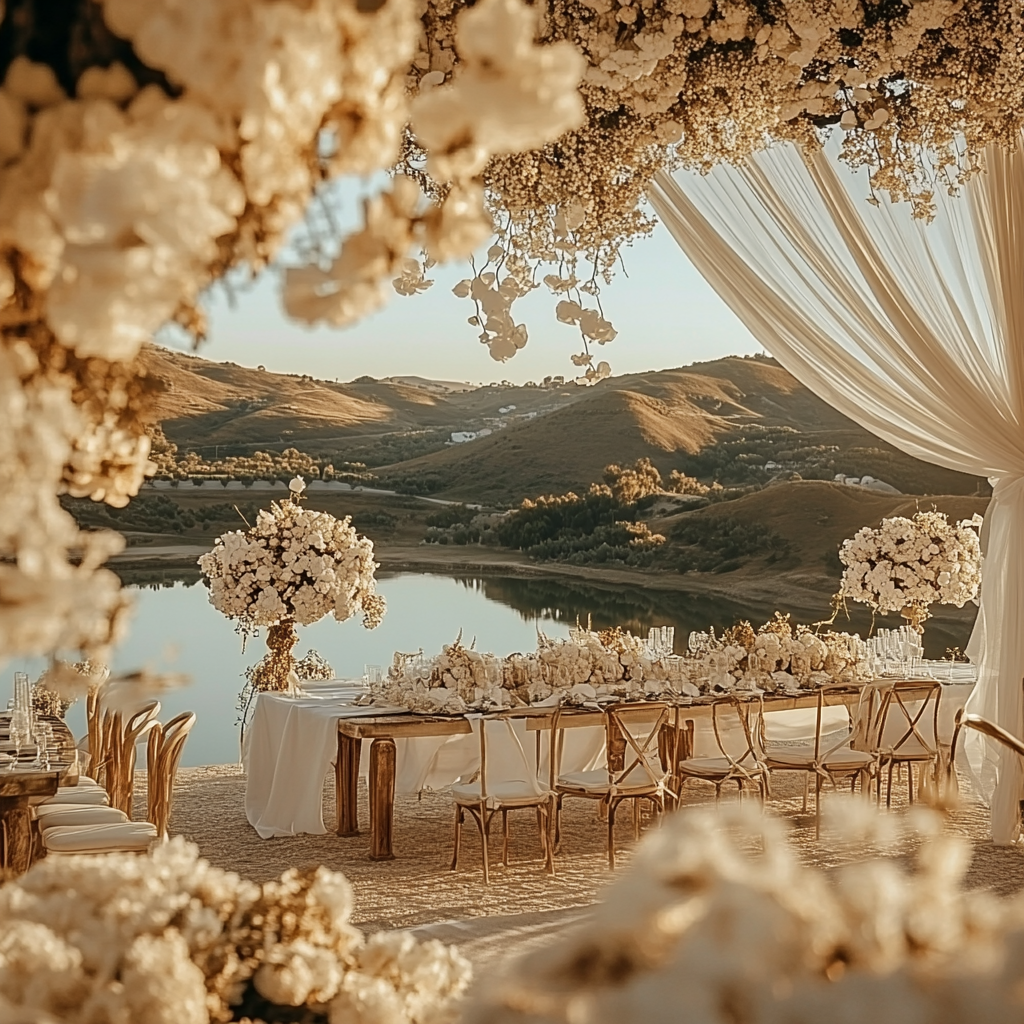 Un lugar de bodas impresionante | Fuente: Midjourney