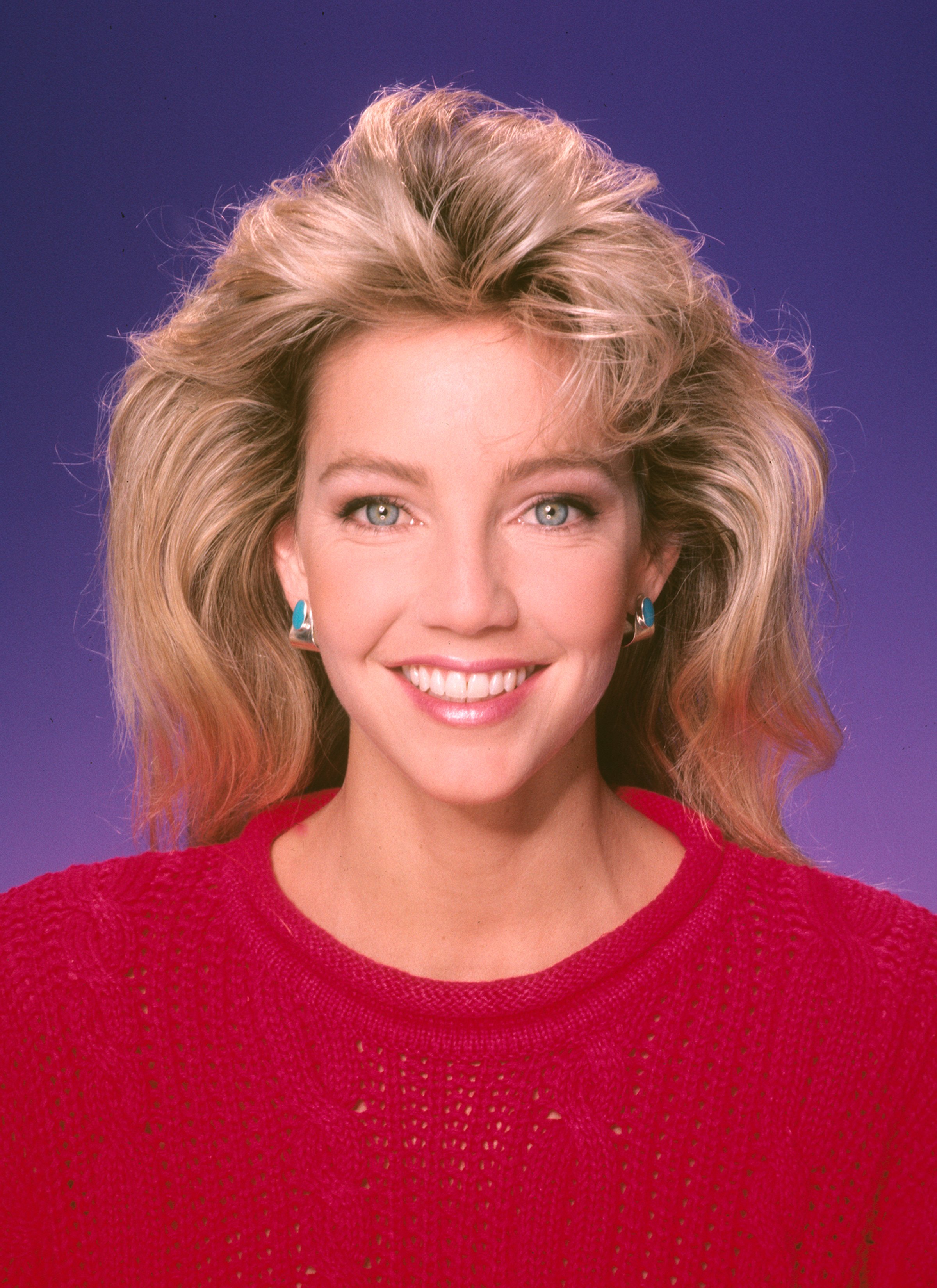 Heather Locklear posa para un retrato en 1987 en Los Ángeles, California | Foto: Getty Images