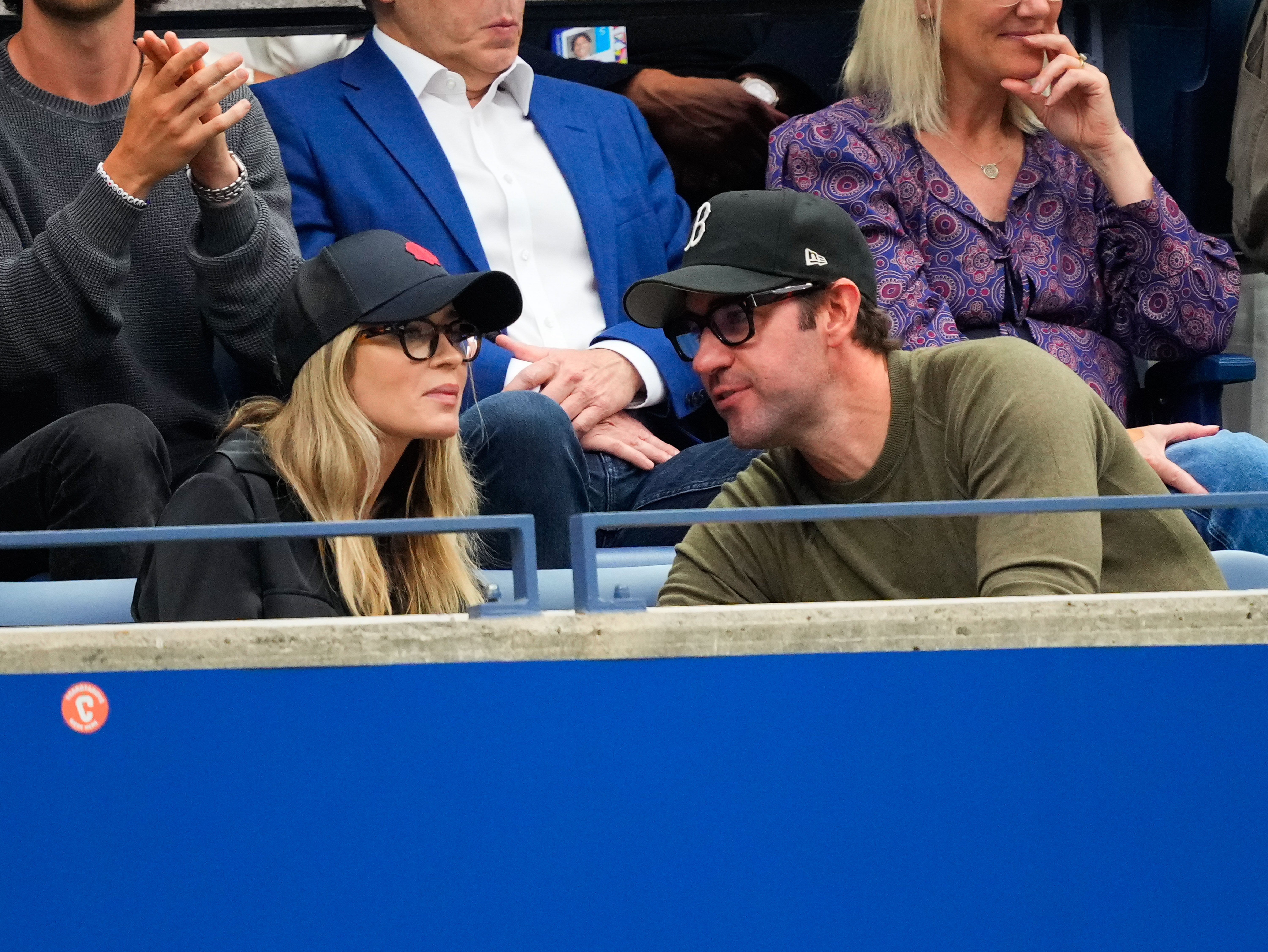 Emily Blunt y John Krasinski. | Fuente: Getty Images