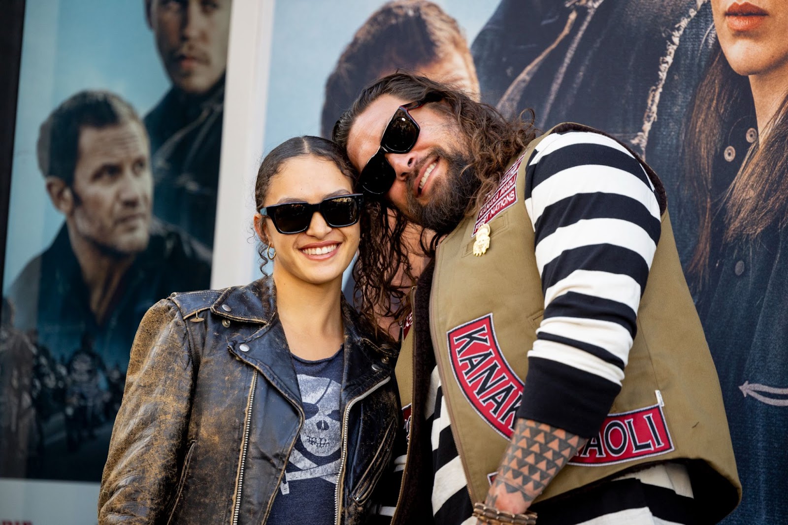 Lola Lolani y Jason Momoa en el estreno de "The Bikeriders" el 17 de junio de 2024. Jason compartió un momento divertido y desenfadado con su hija mientras apoyaban la película, mostrando su estrecho vínculo | Fuente: Getty Images