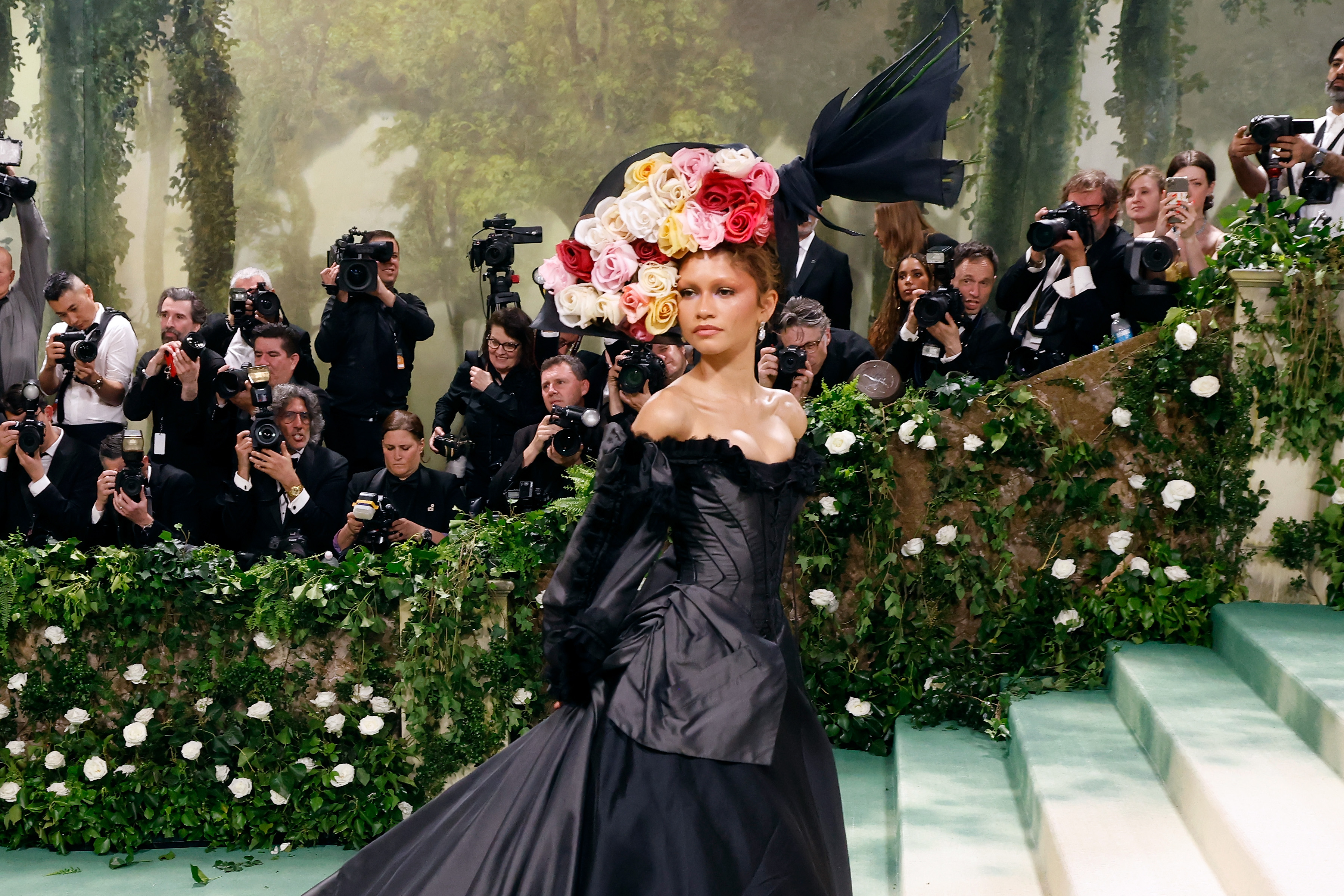 Zendaya en la Met Gala 2024 que celebra "Sleeping Beauties: Reawakening Fashion" en el Museo Metropolitano de Arte el 06 de mayo de 2024 en Nueva York | Foto: Getty Images