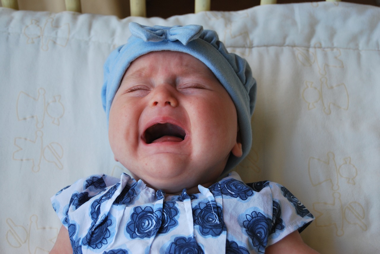 Bebé llorando | Fuente: Pixabay