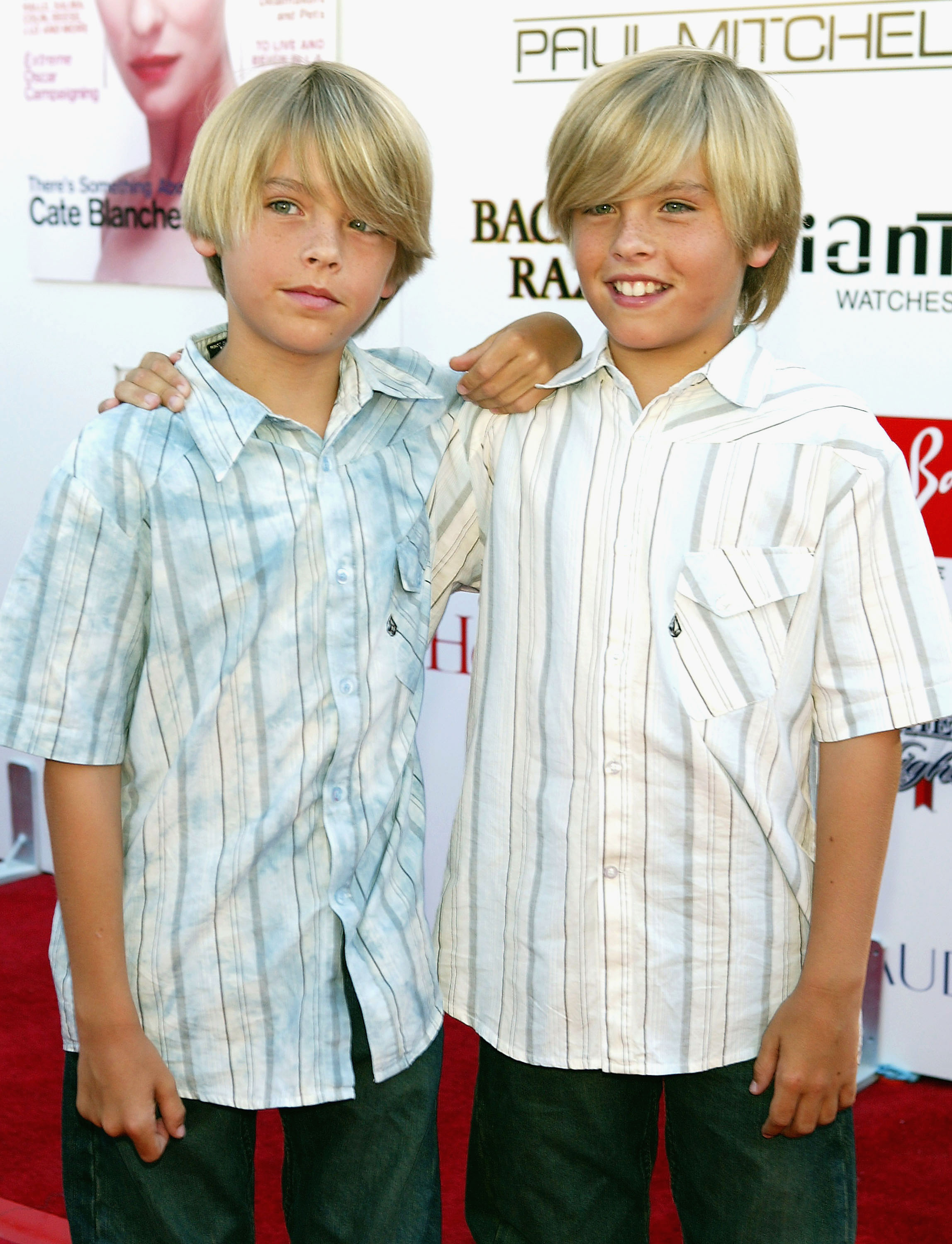 Cole y Dylan Sprouse en la 6ª edición de los premios Movieline Young Hollywood Awards, el 2 de mayo de 2004, en Hollywood, California. | Fuente: Getty Images