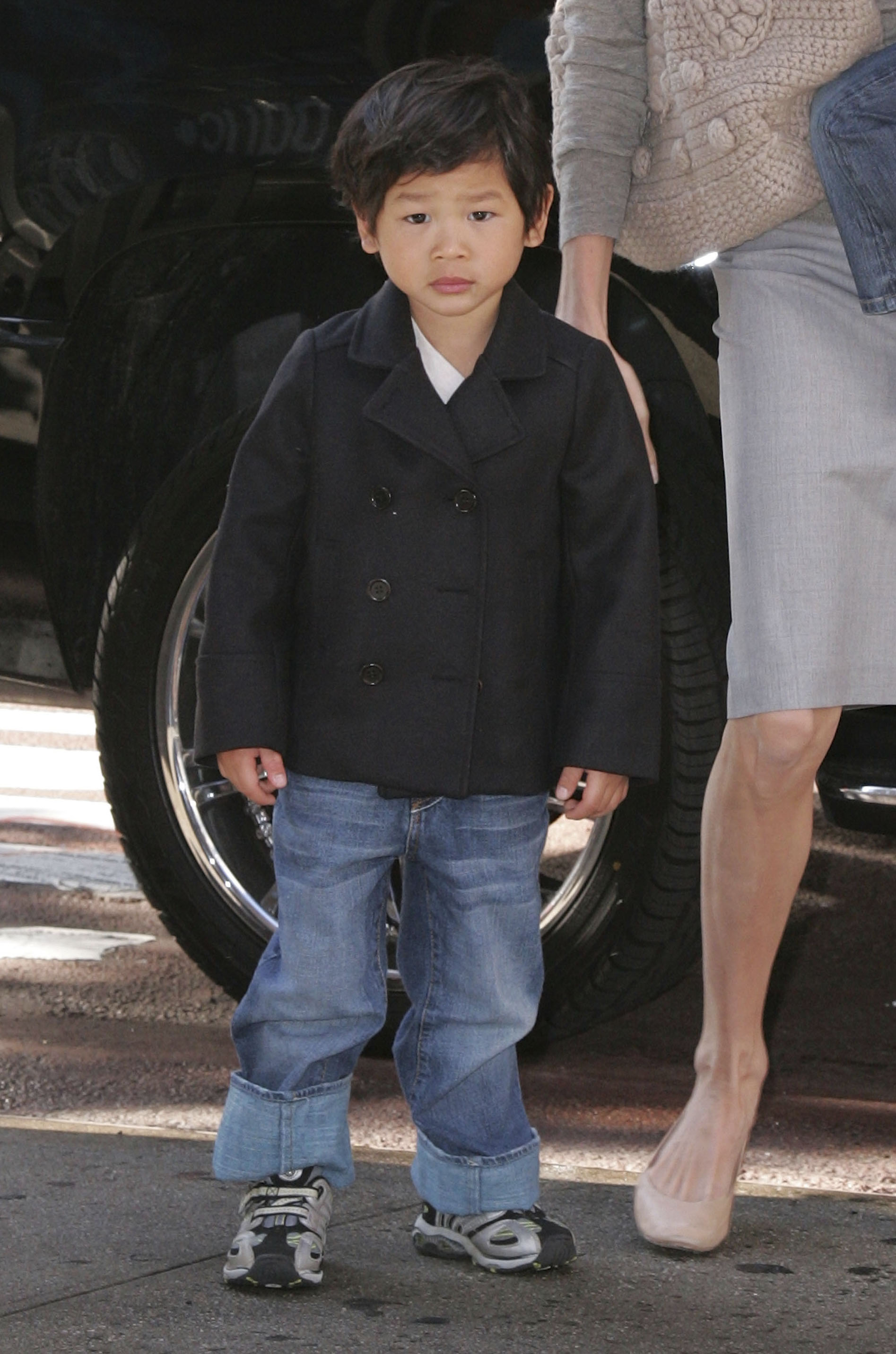 Pax Jolie-Pitt en la librería Borders el 20 de septiembre de 2007, en Nueva York. | Fuente: Getty Images