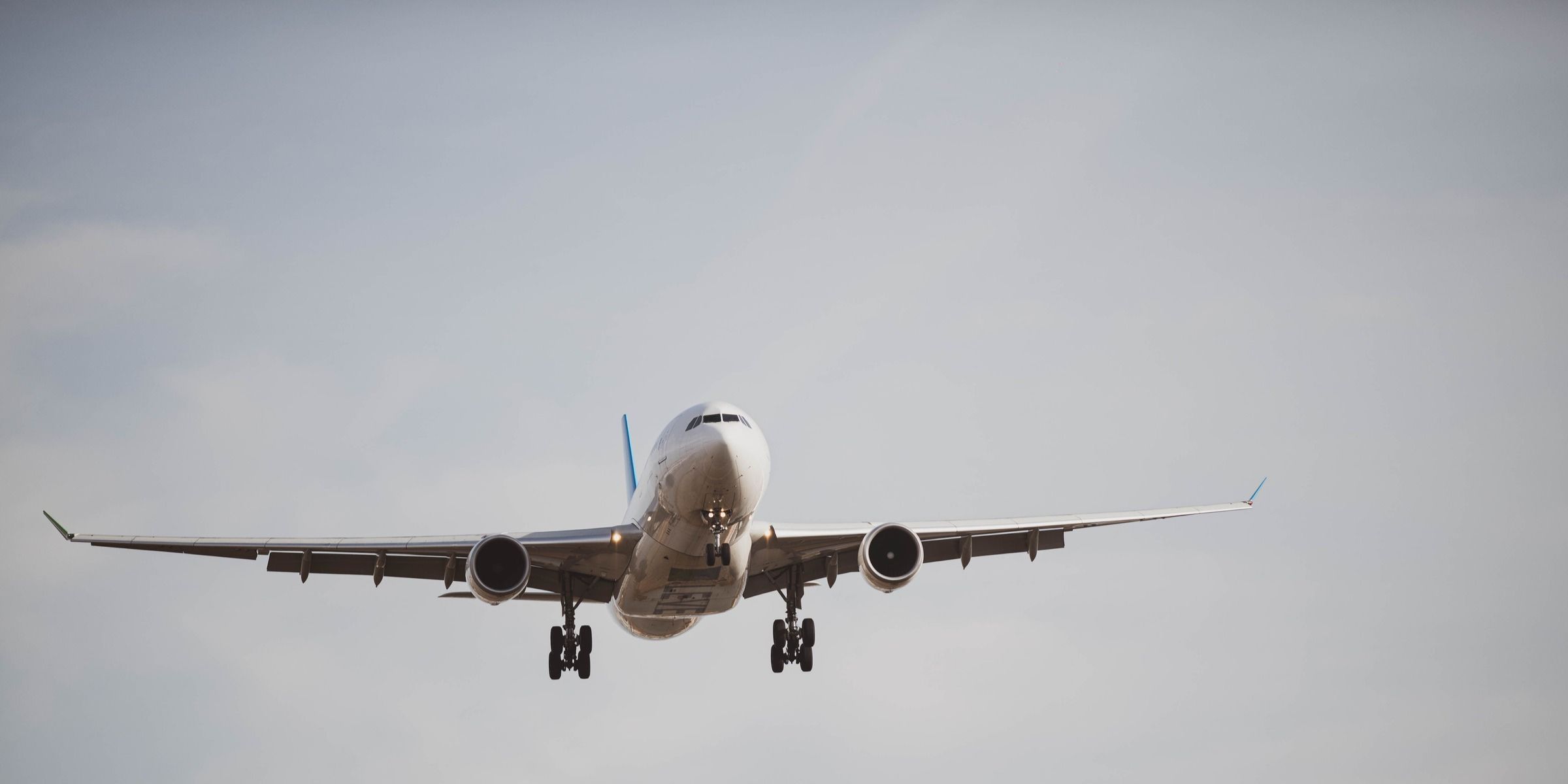 Un gran avión comercial volando | Fuente: Pexels