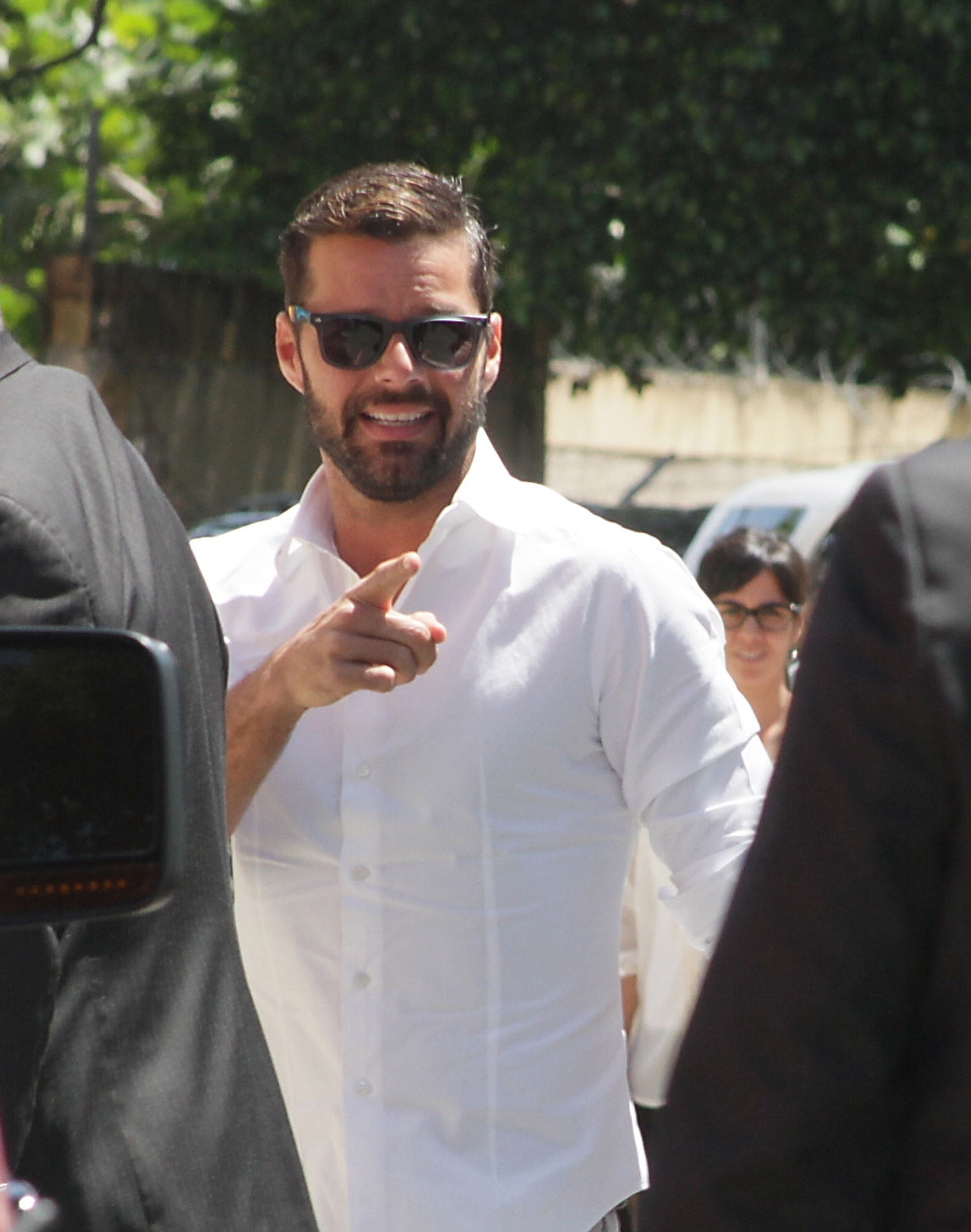 Ricky Martin asiste a la inauguración del Centro Tau de Desarrollo Infantil y Prevención el 25 de agosto de 2014 en Loíza, Puerto Rico. | Fuente: Getty Images