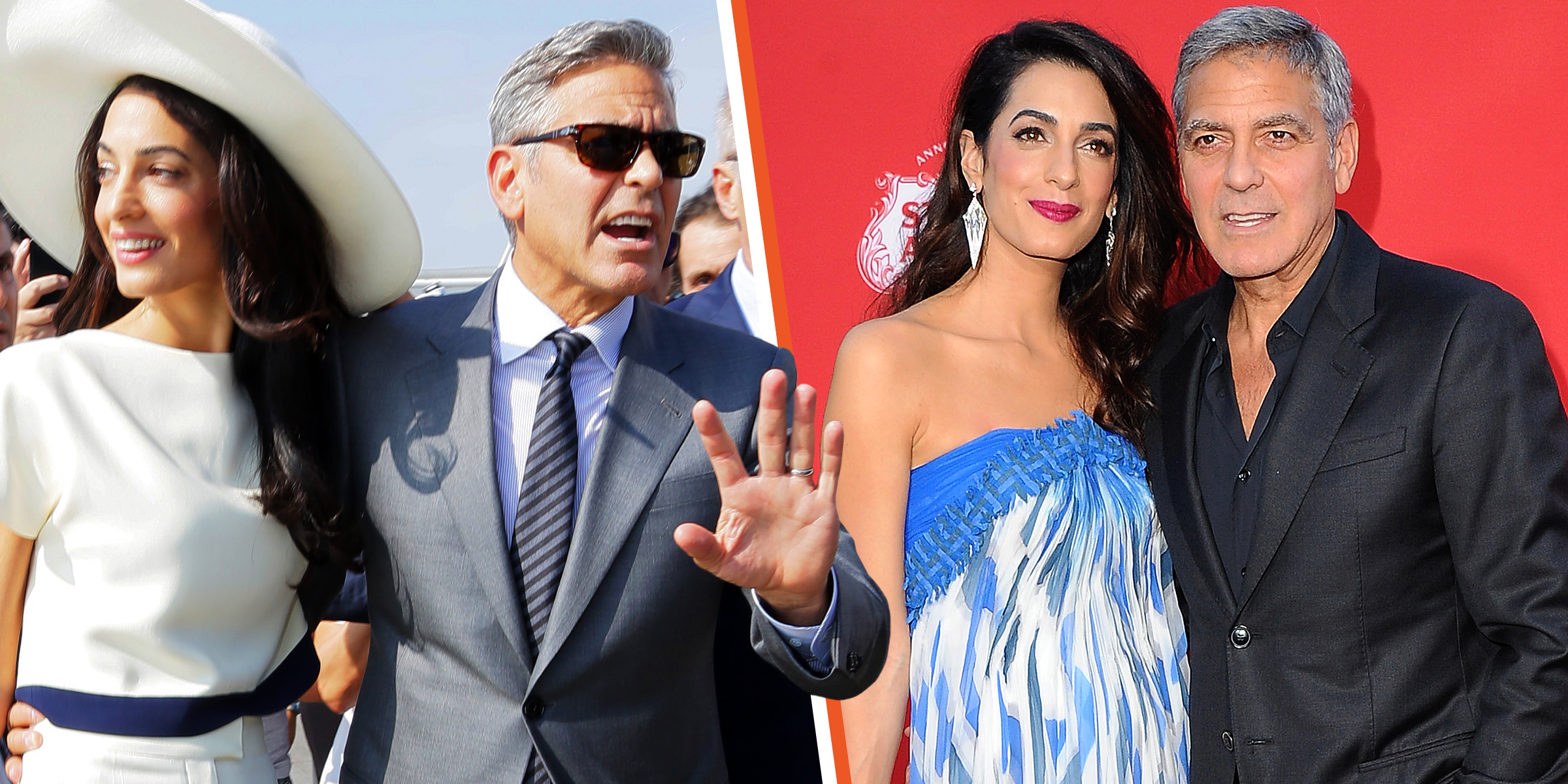 Amal y George Clooney | Fuente: Getty Images