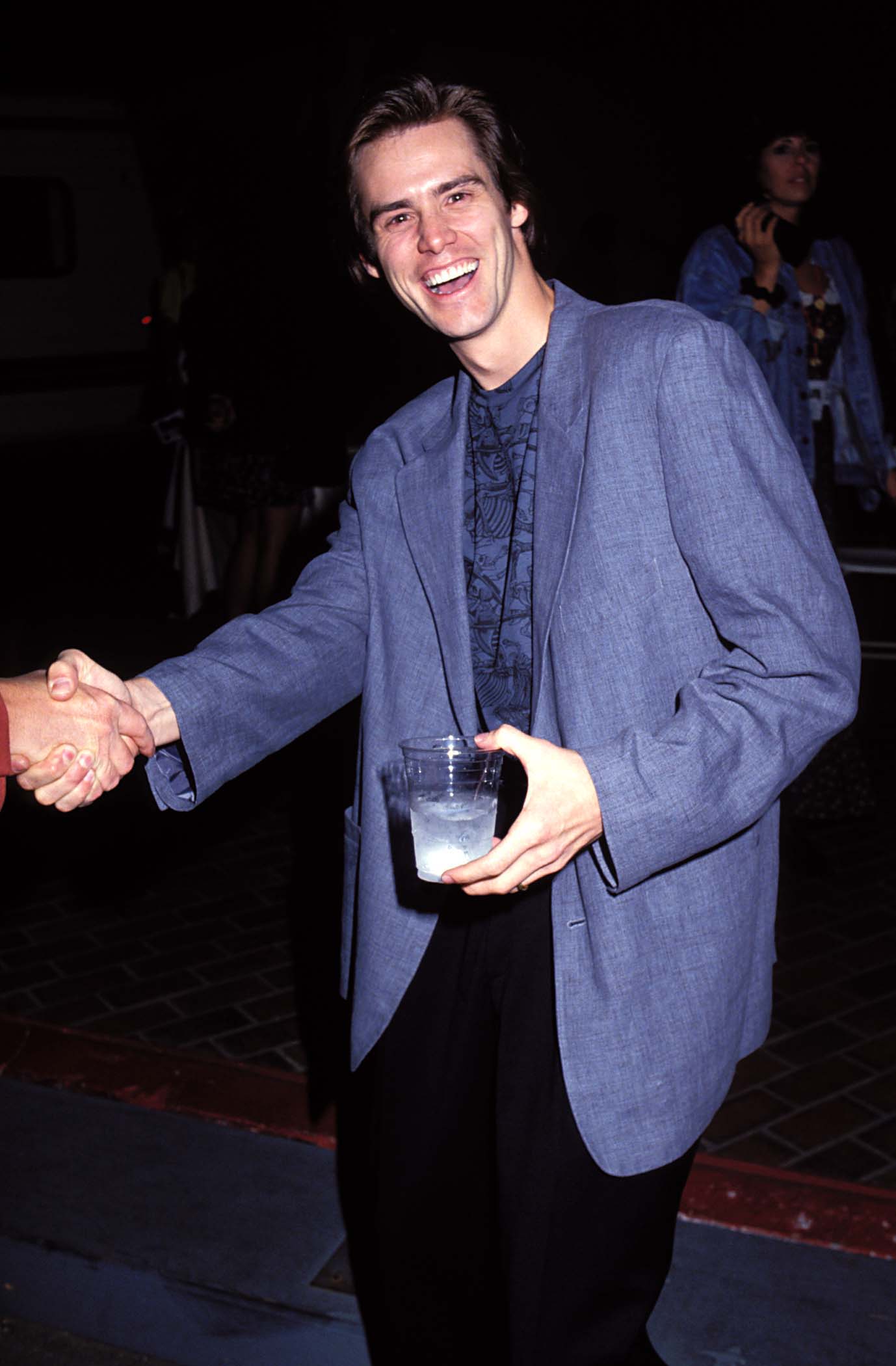Jim Carrey, el 9 de mayo de 1992. | Foto: Getty Images