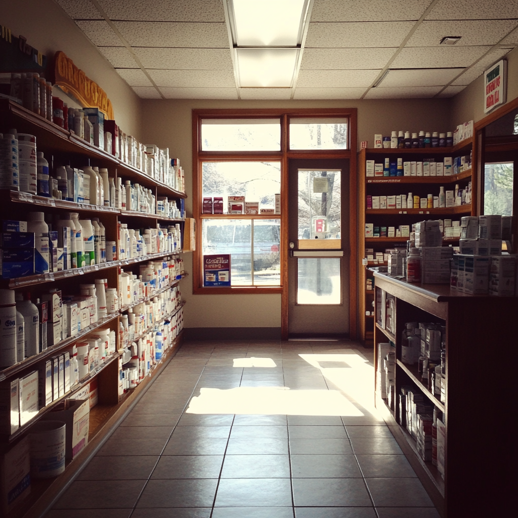 El interior de una farmacia | Fuente: Midjourney