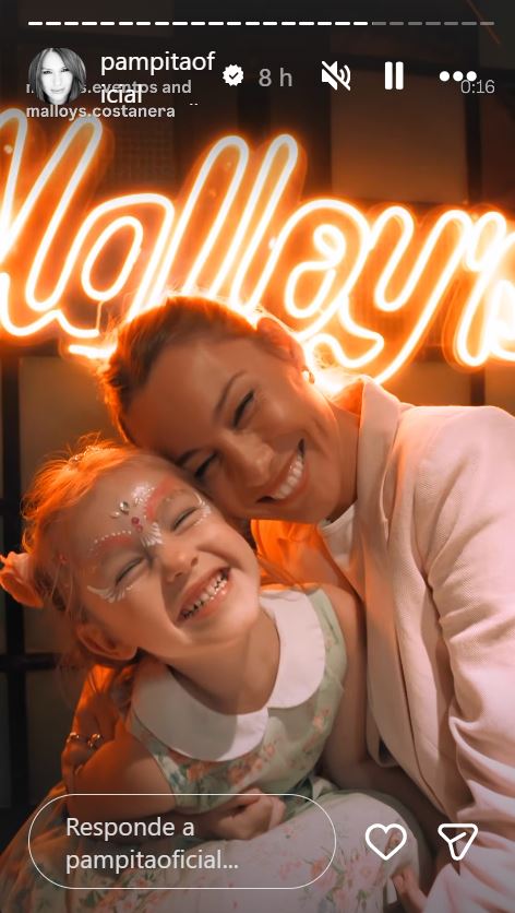 Pampita junto a su hija Anita durante su cumpleaños de 5 | Fuente: Instagram/pampitaoficial