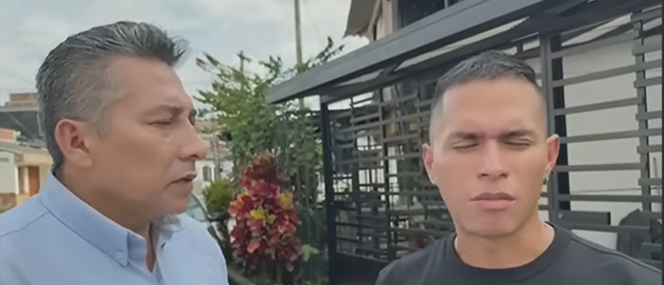 Juan Camilo Trejos entrevistado por la prensa. | Foto: YouTube/Noticias Caracol