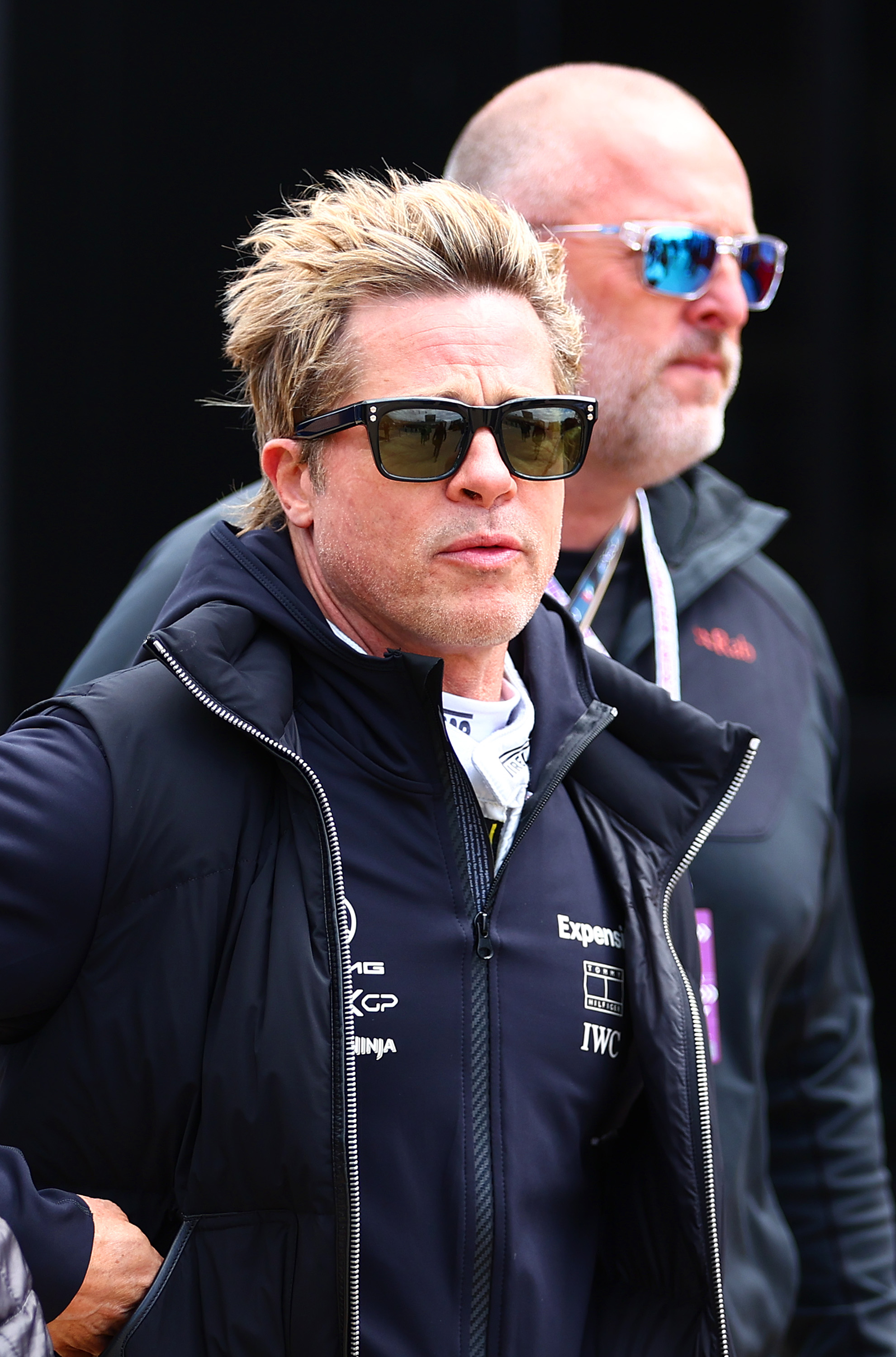 Brad Pitt en el Gran Premio de F1 de Gran Bretaña en Northampton, Inglaterra, el 4 de julio de 2024 | Fuente: Getty Images