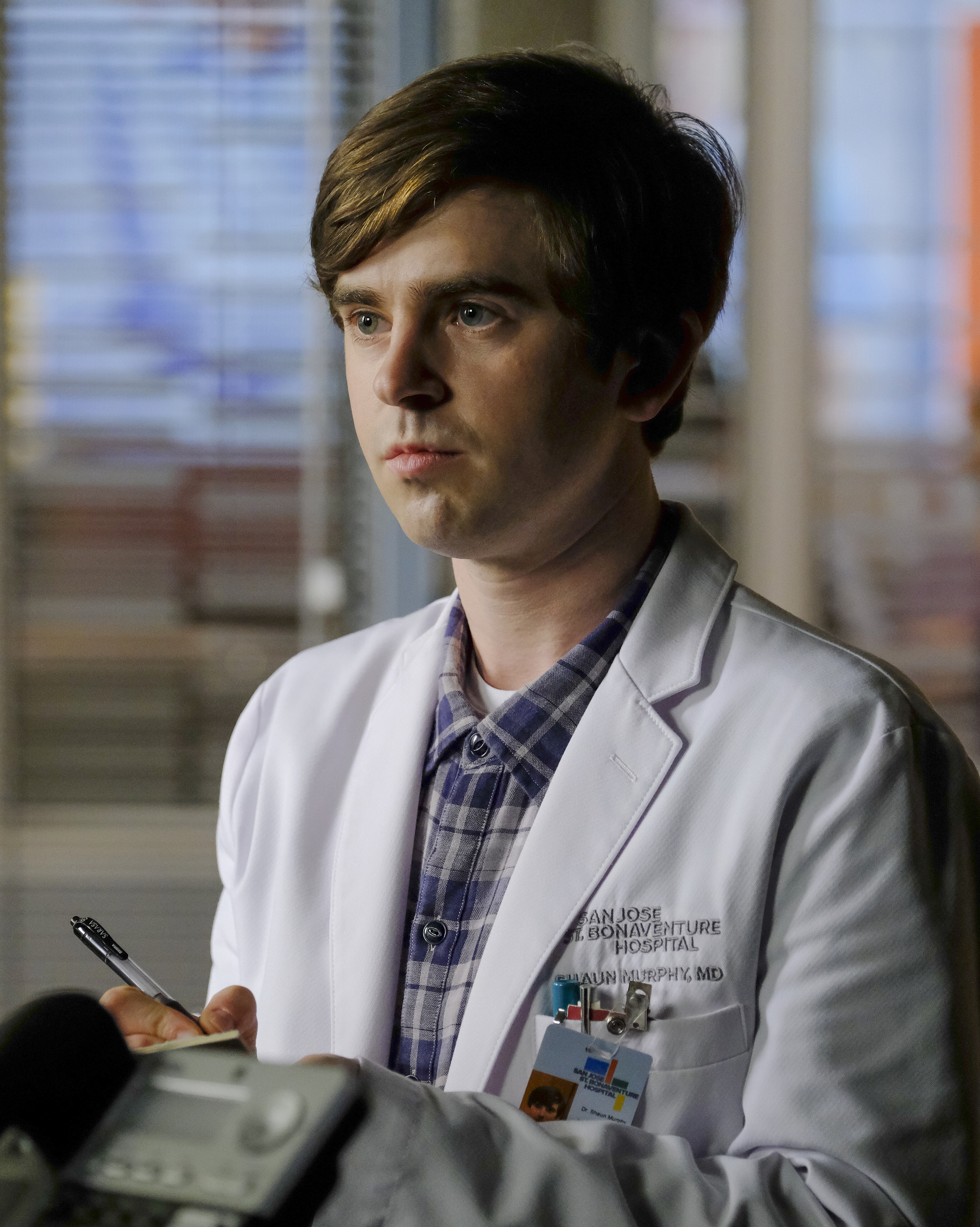 Freddie Highmore en "The Good Doctor" el 18 de febrero de 2021 | Fuente: Getty Images