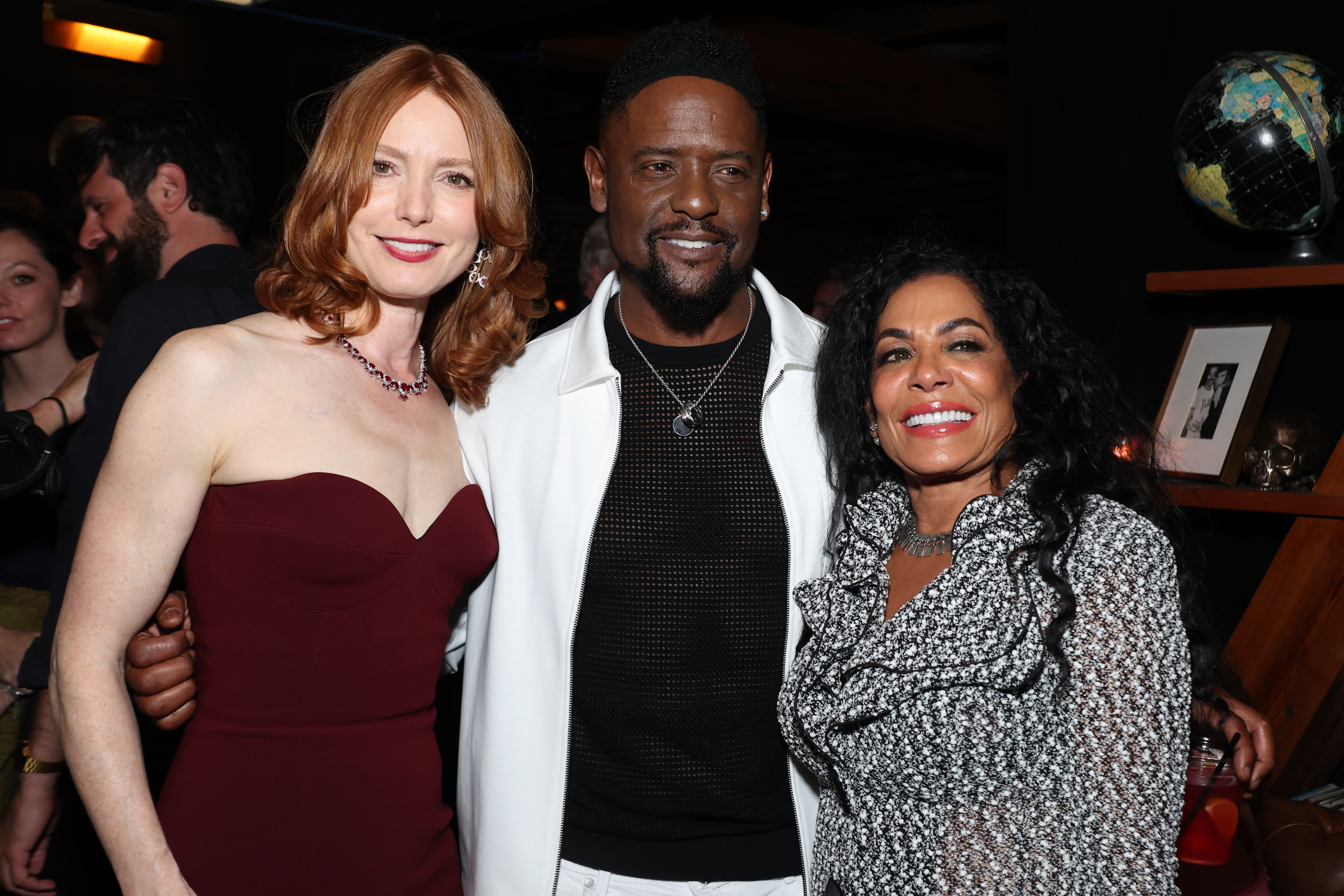 Alicia Witt, Blair Underwood y Josie Hart en la fiesta posterior al estreno en Los Ángeles de "Longlegs" en Hollywood, California, el 8 de julio de 2024. | Fuente: Getty Images